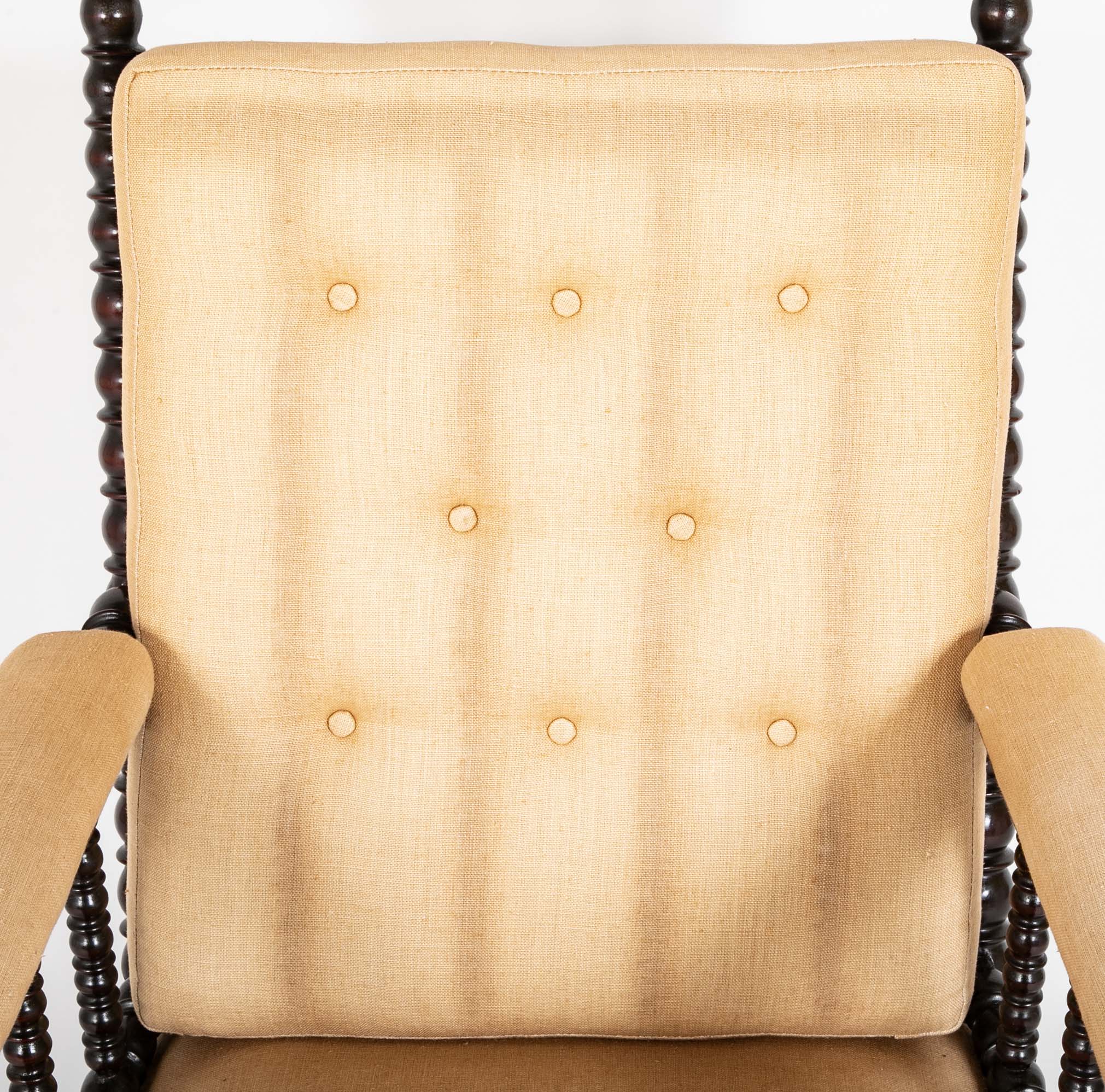 Late 19th / Early 20th Century American Bobbin Armchair