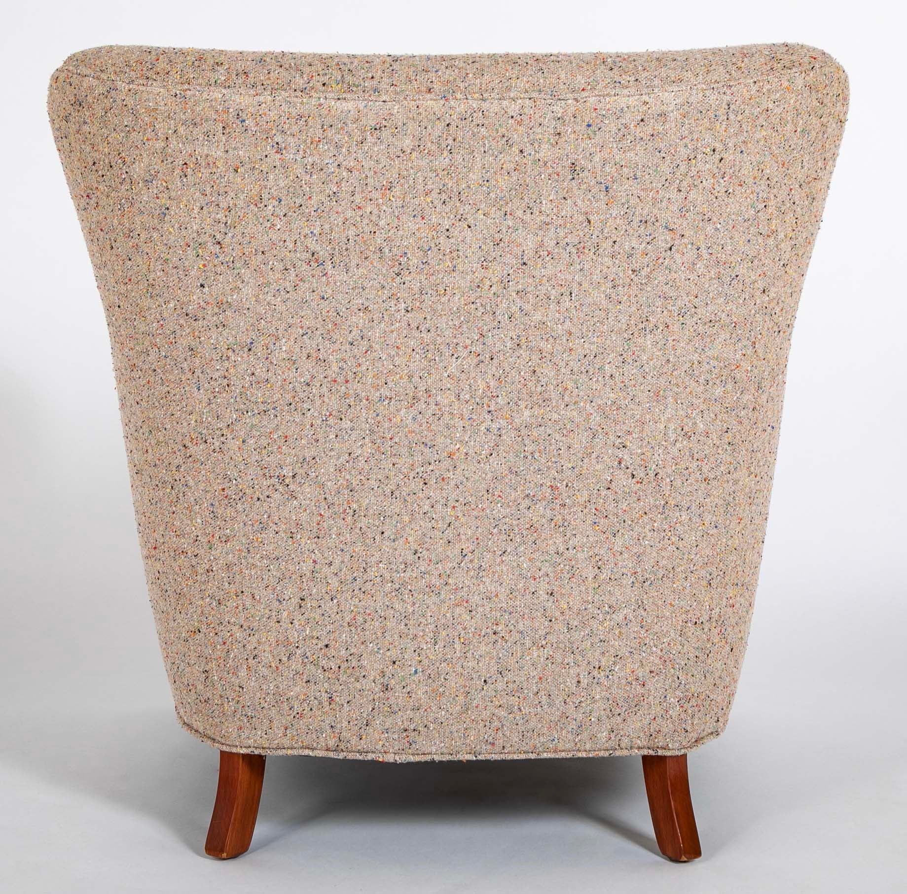 Armchair In The Manner of Viggo Boesen in BDDW fabric