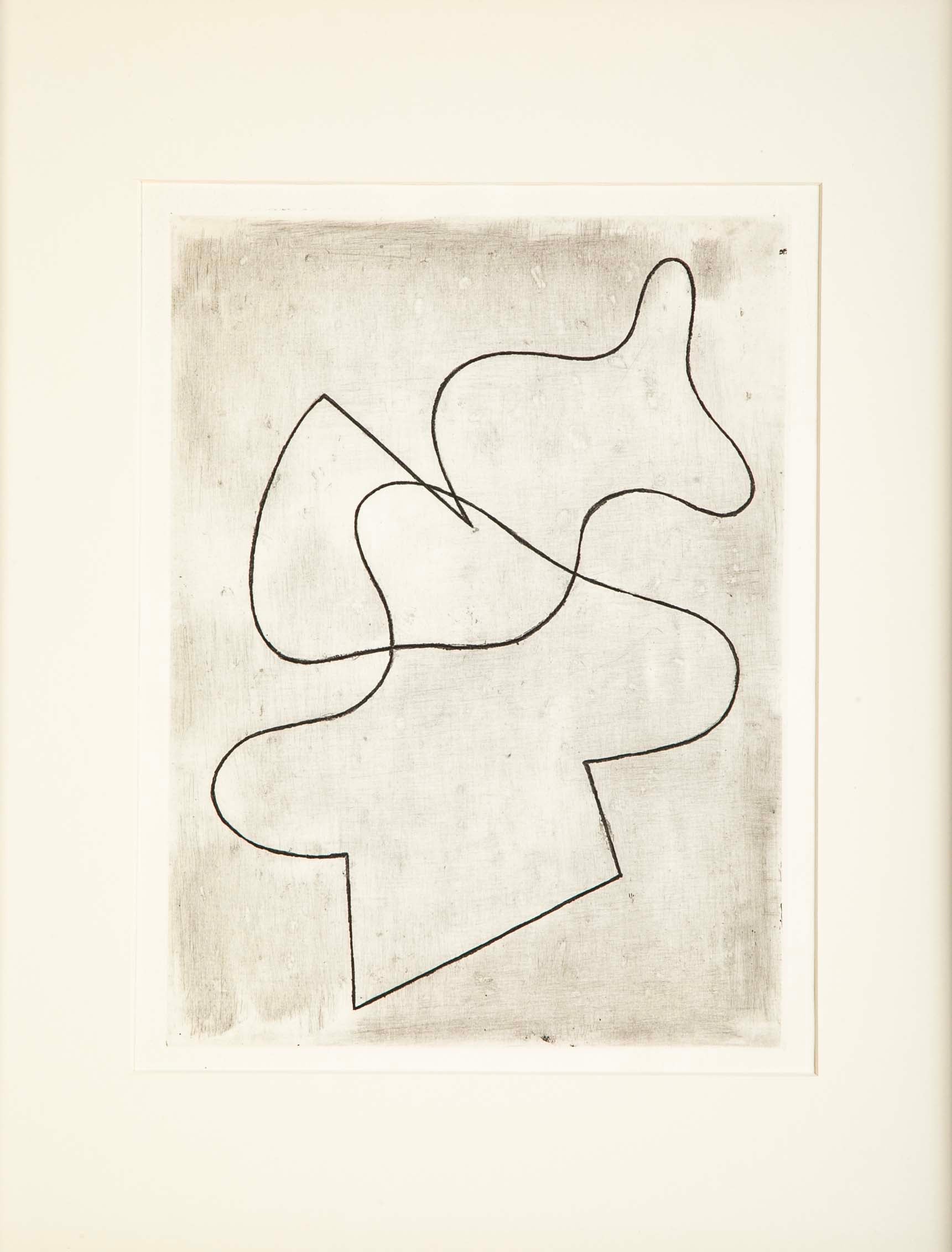 16 Cold Needle Etchings from "Vers le Blanc Infini" by Jean ( Hans ) Arp - Priced Individually