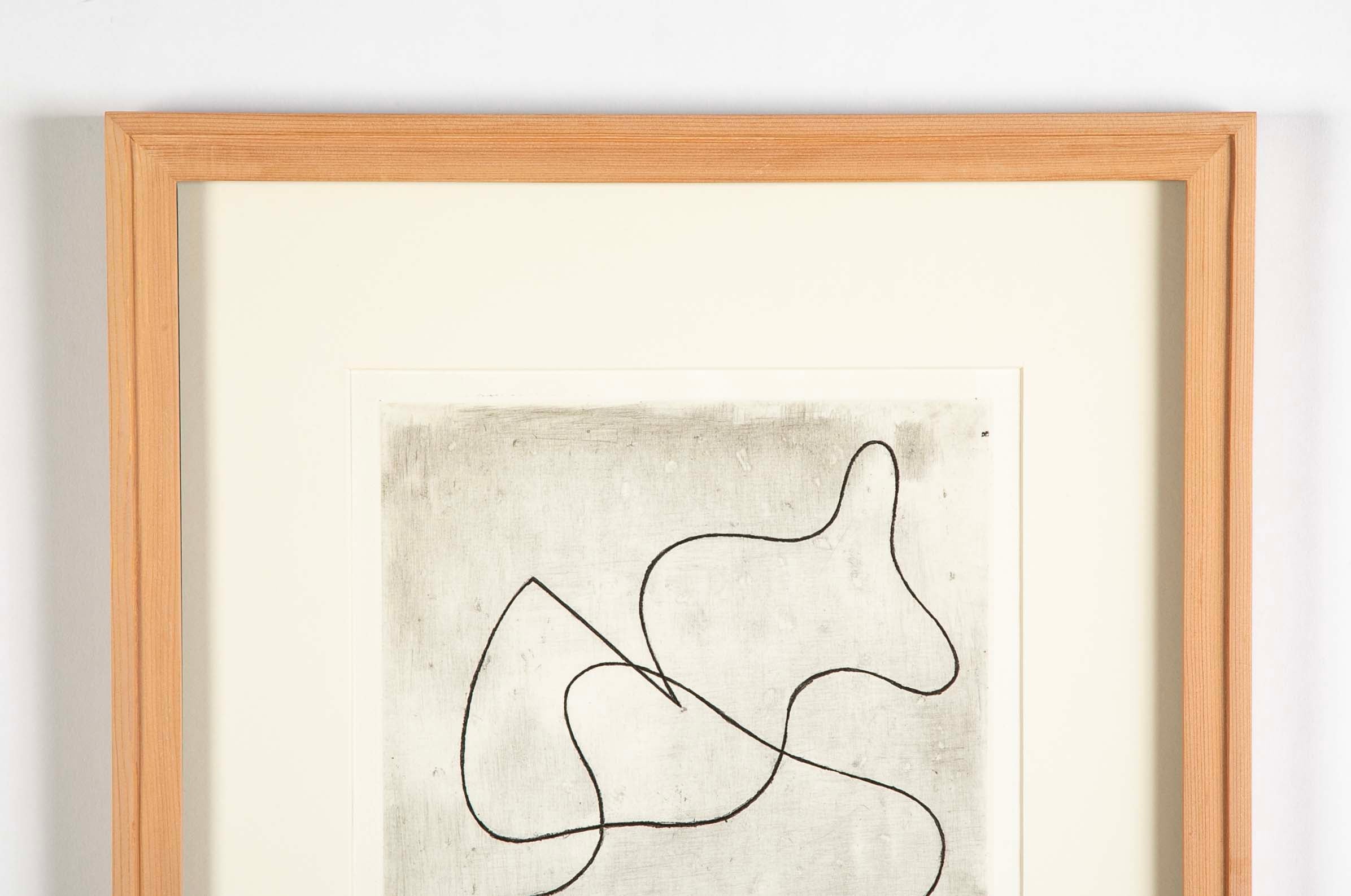 16 Cold Needle Etchings from "Vers le Blanc Infini" by Jean ( Hans ) Arp - Priced Individually