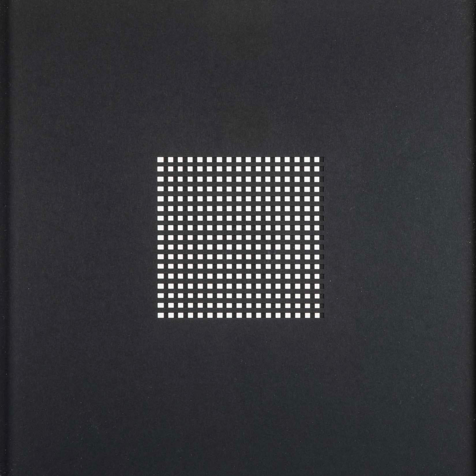 "Book AC" 12 Framed Hand Cut Slotted Sheets on Paper by Dietor Roth
