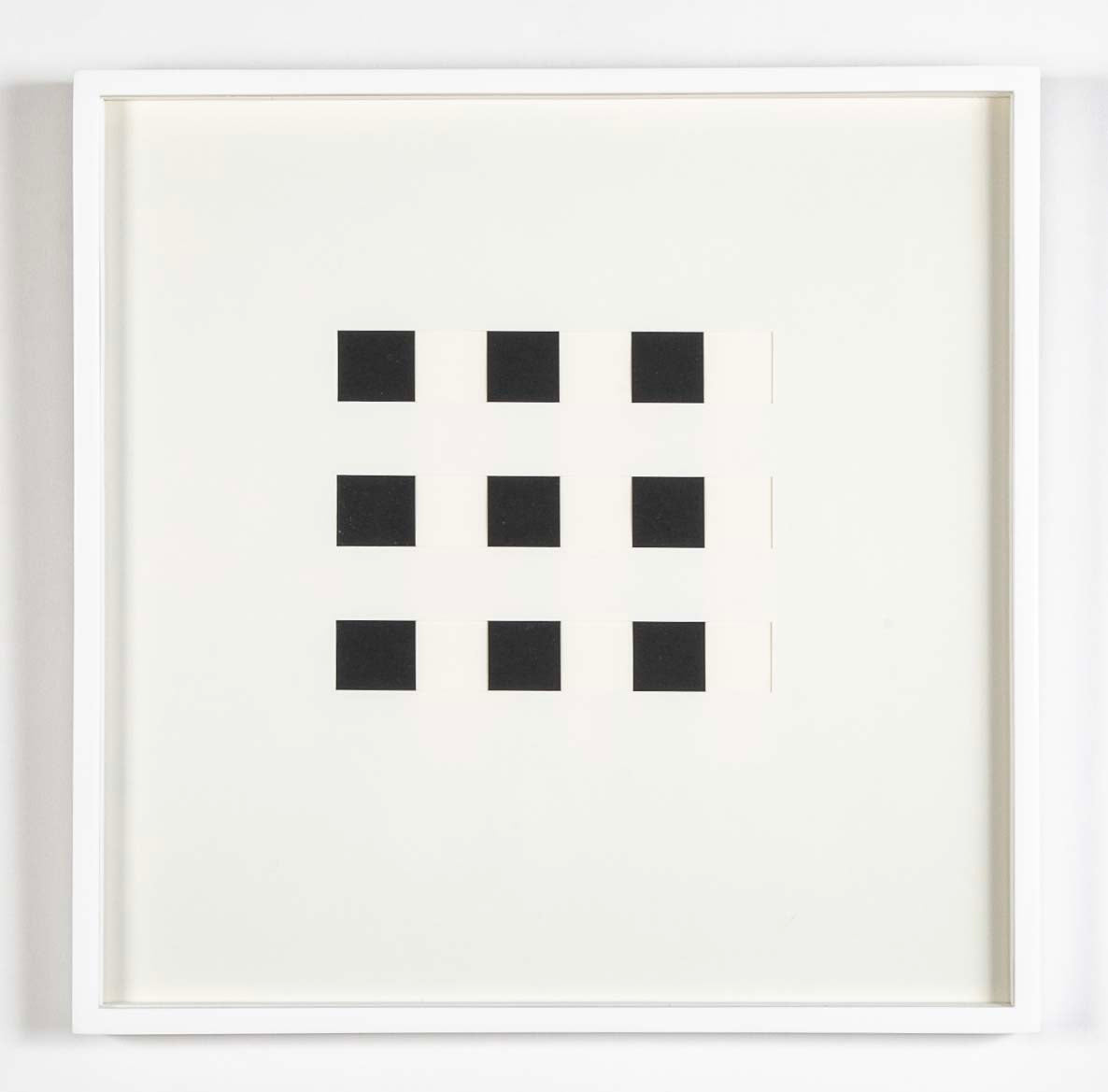 "Book AC" 12 Framed Hand Cut Slotted Sheets on Paper by Dietor Roth