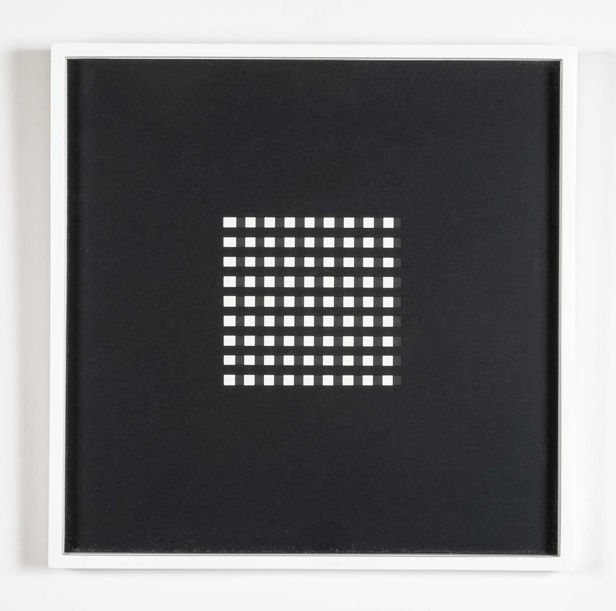 "Book AC" 12 Framed Hand Cut Slotted Sheets on Paper by Dietor Roth