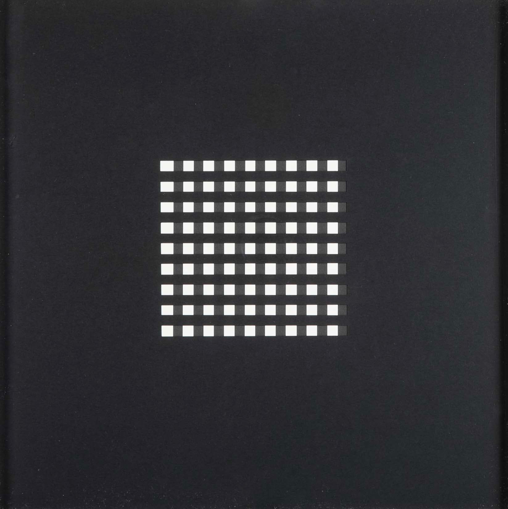 "Book AC" 12 Framed Hand Cut Slotted Sheets on Paper by Dietor Roth