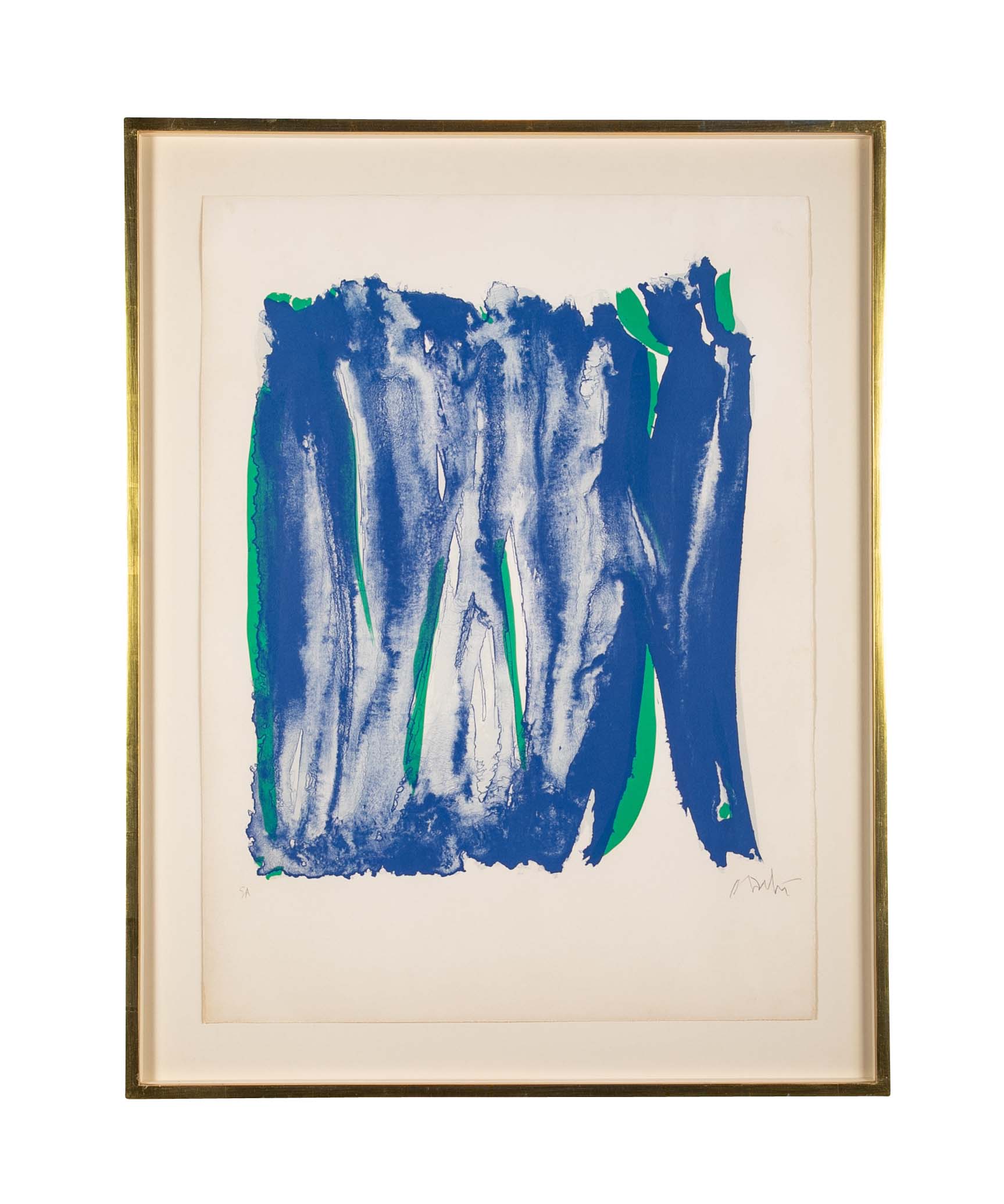 Olivier Dubre Signed Lithograph "Chateau de Jan, 11. 1980"