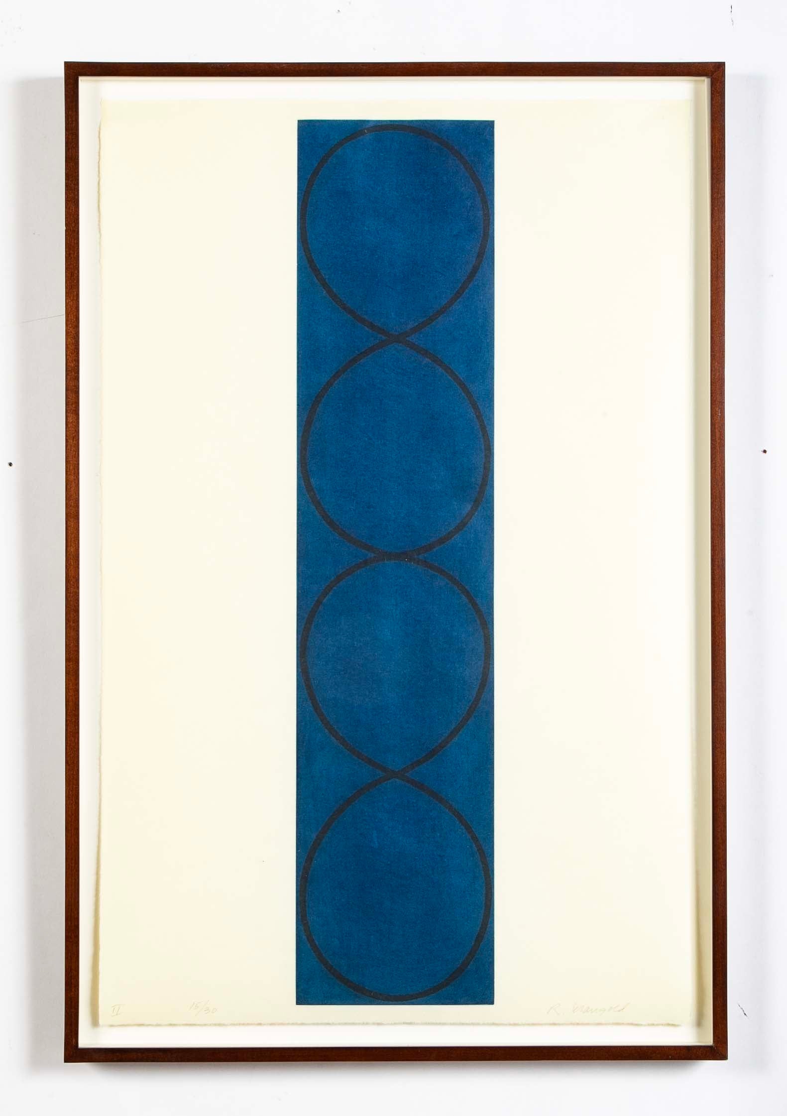 "Four Columns ( I, II, III, IV )" 4 Etchings with Aquatint by Robert Mangold