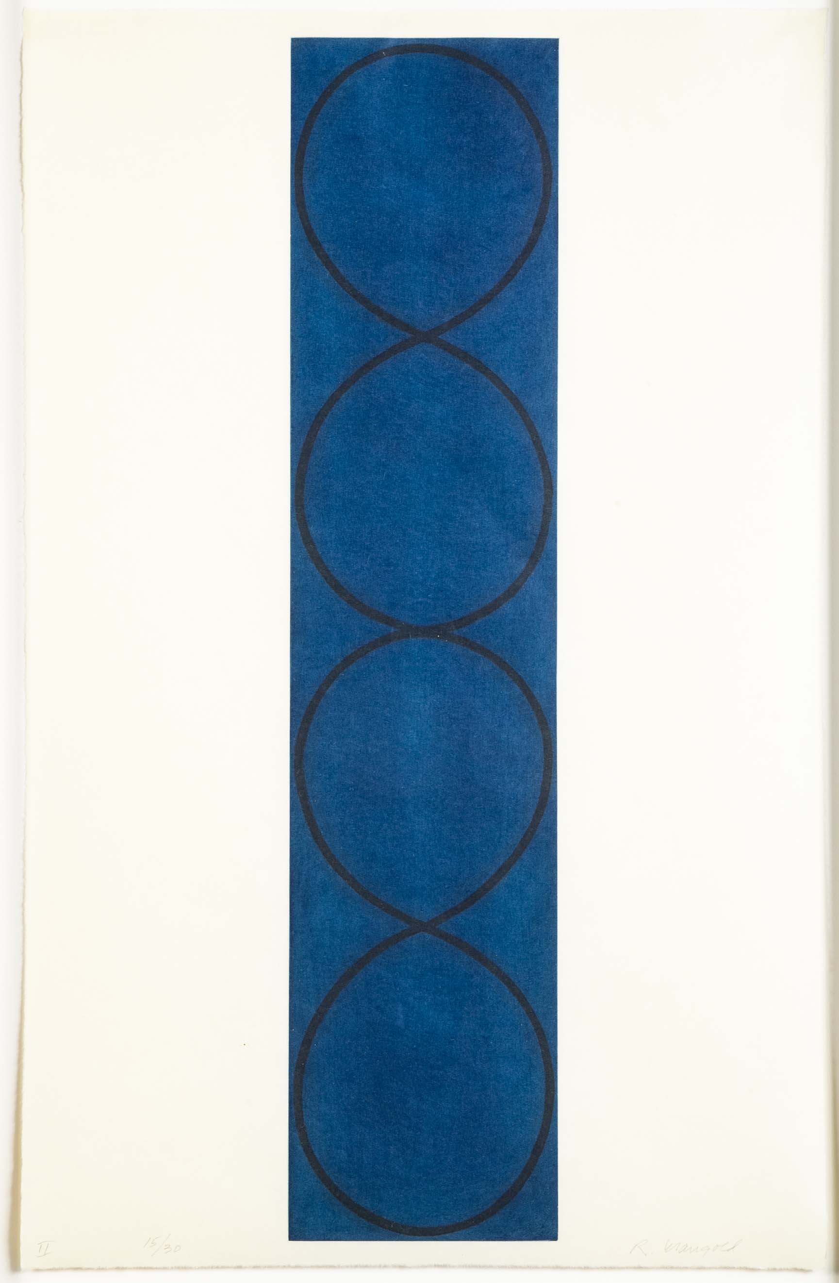 "Four Columns ( I, II, III, IV )" 4 Etchings with Aquatint by Robert Mangold