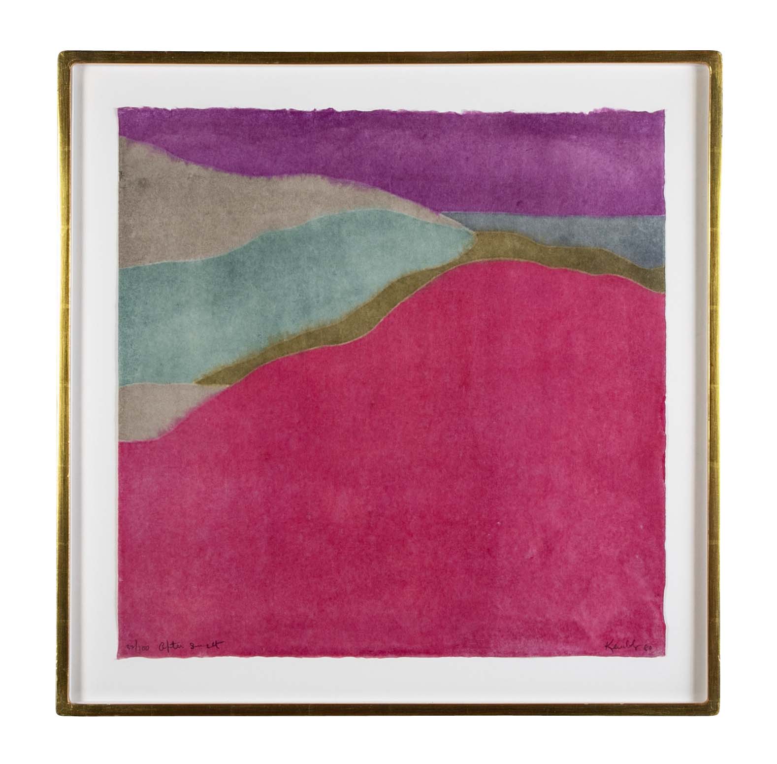 "After Sunset" Serigraph in Colors by Richard Kemble
