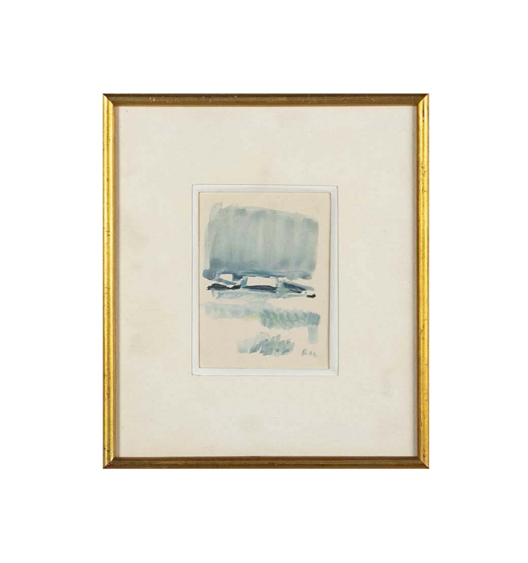 Two Aquarelle & Gouache Landscapes by Roger Muhl