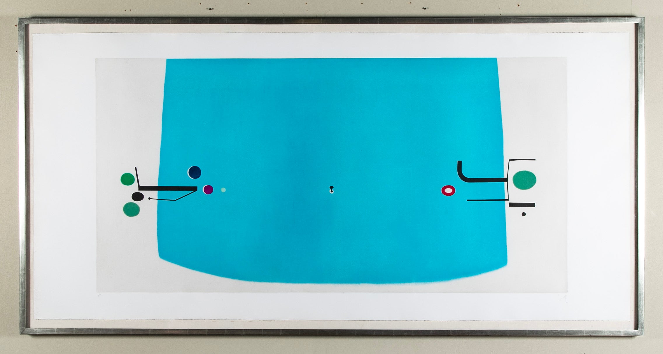 An Etching and Aquatint by Victor Pasmore Titled "The Space Within"