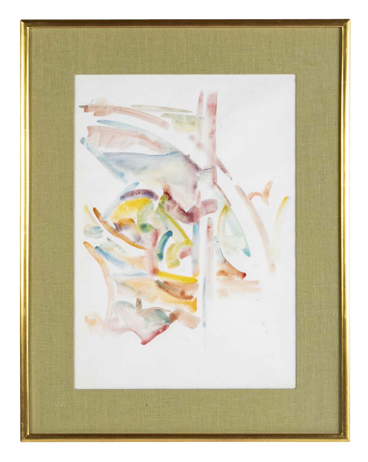 A Watercolor on Paper by Emmett Edwards