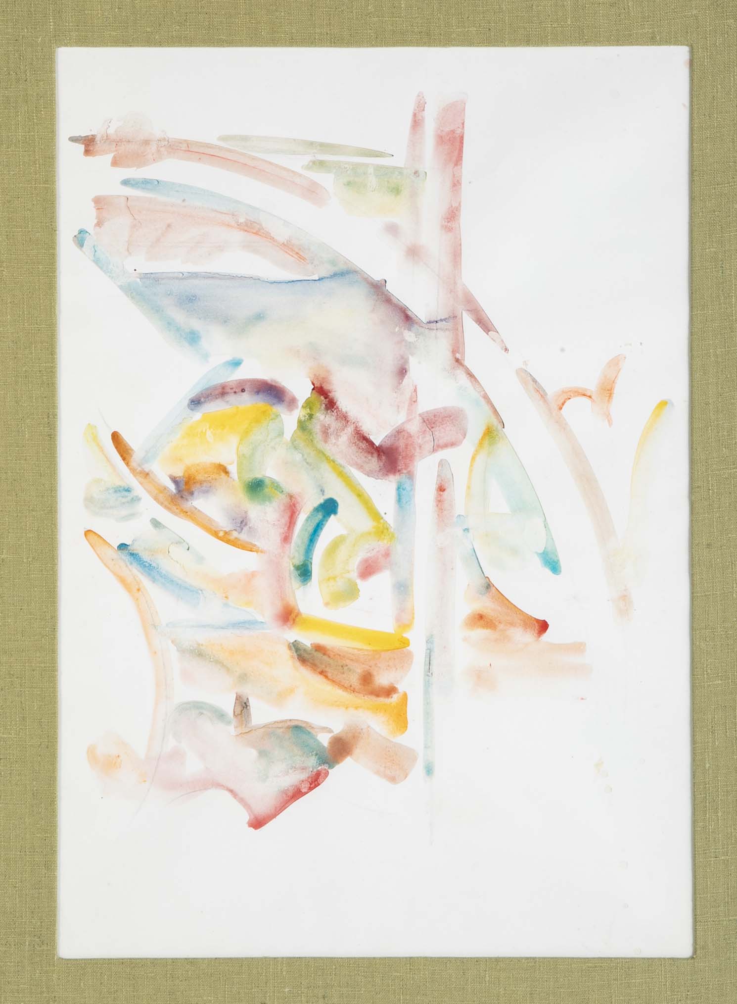 A Watercolor on Paper by Emmett Edwards
