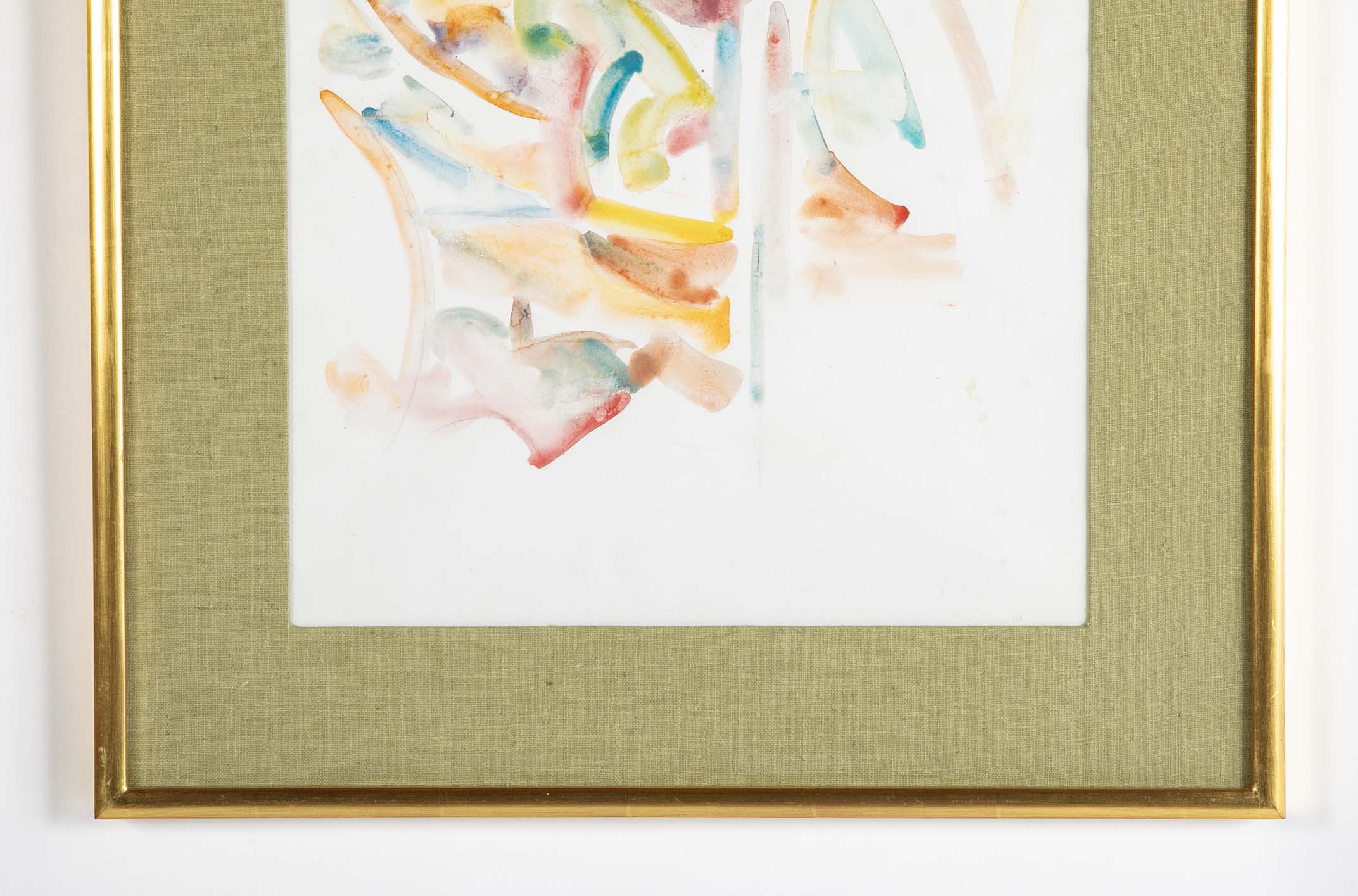 A Watercolor on Paper by Emmett Edwards