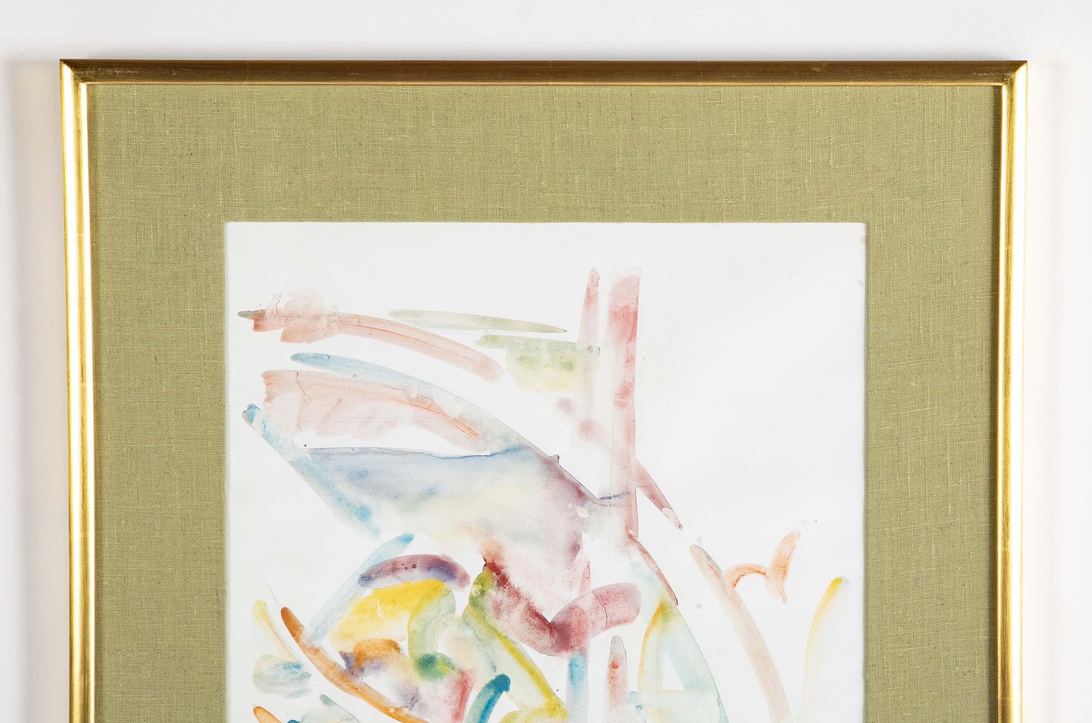 A Watercolor on Paper by Emmett Edwards