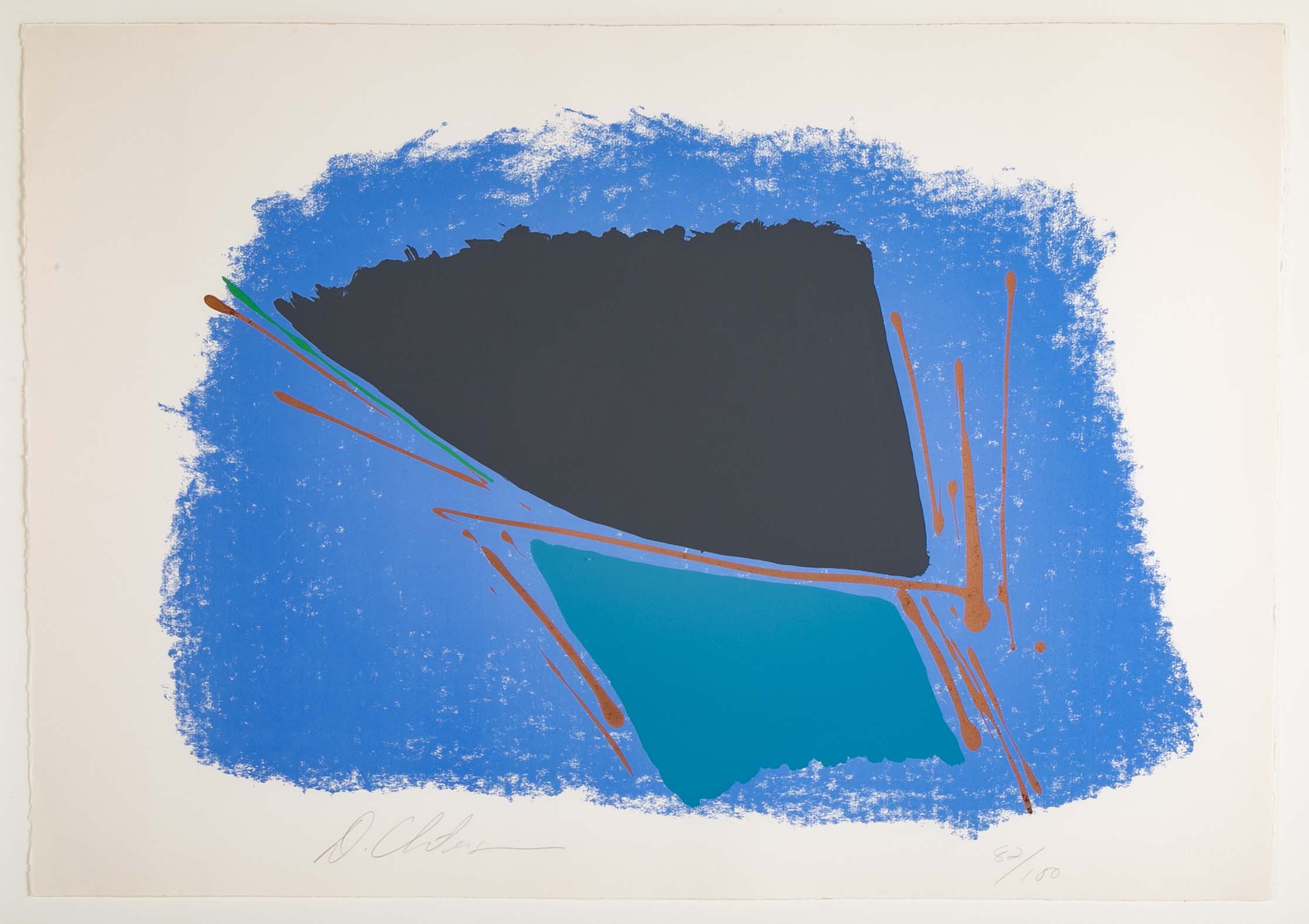 Dan Christensen Signed & Numbered Print by Fine Creations Inc