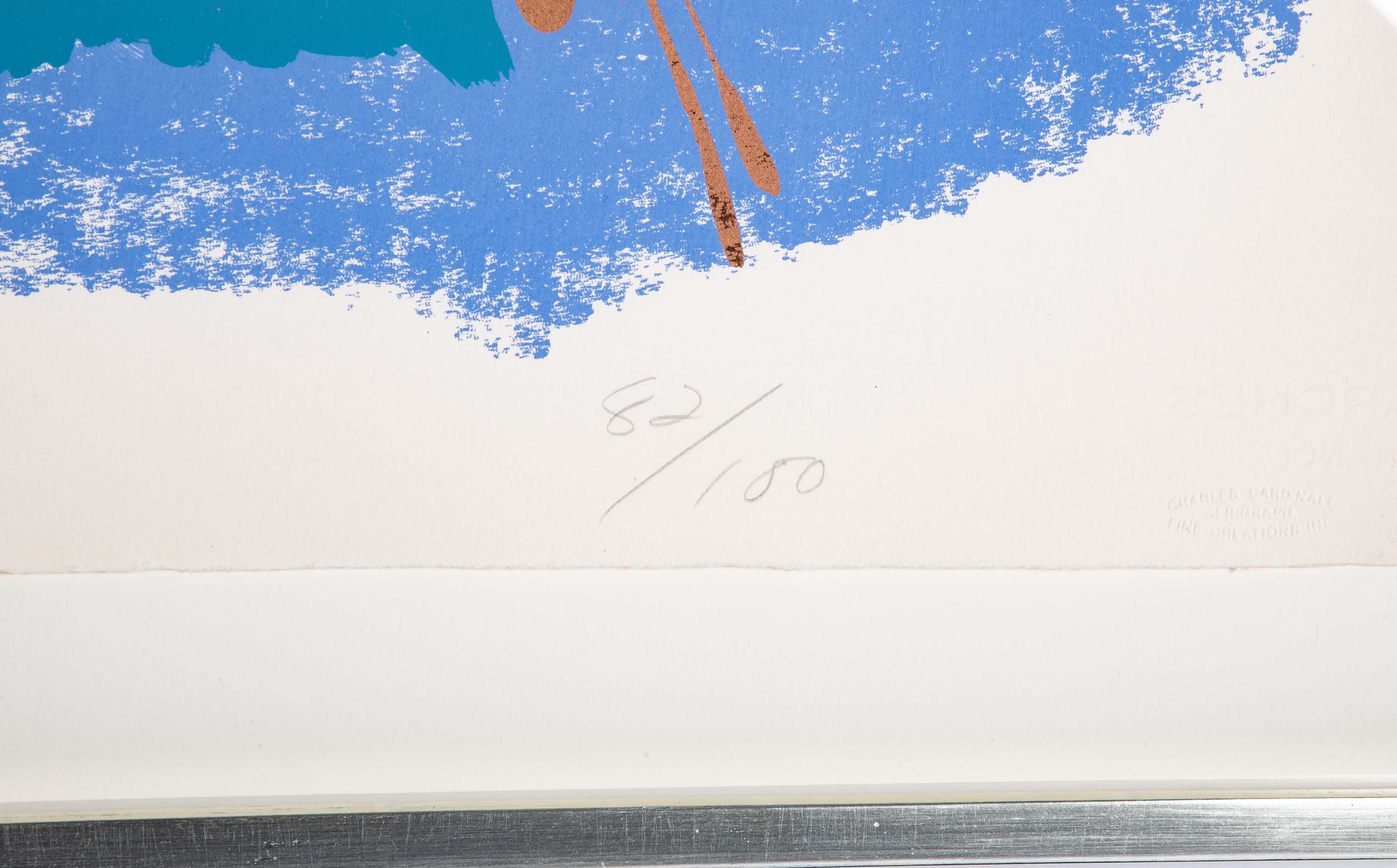 Dan Christensen Signed & Numbered Print by Fine Creations Inc
