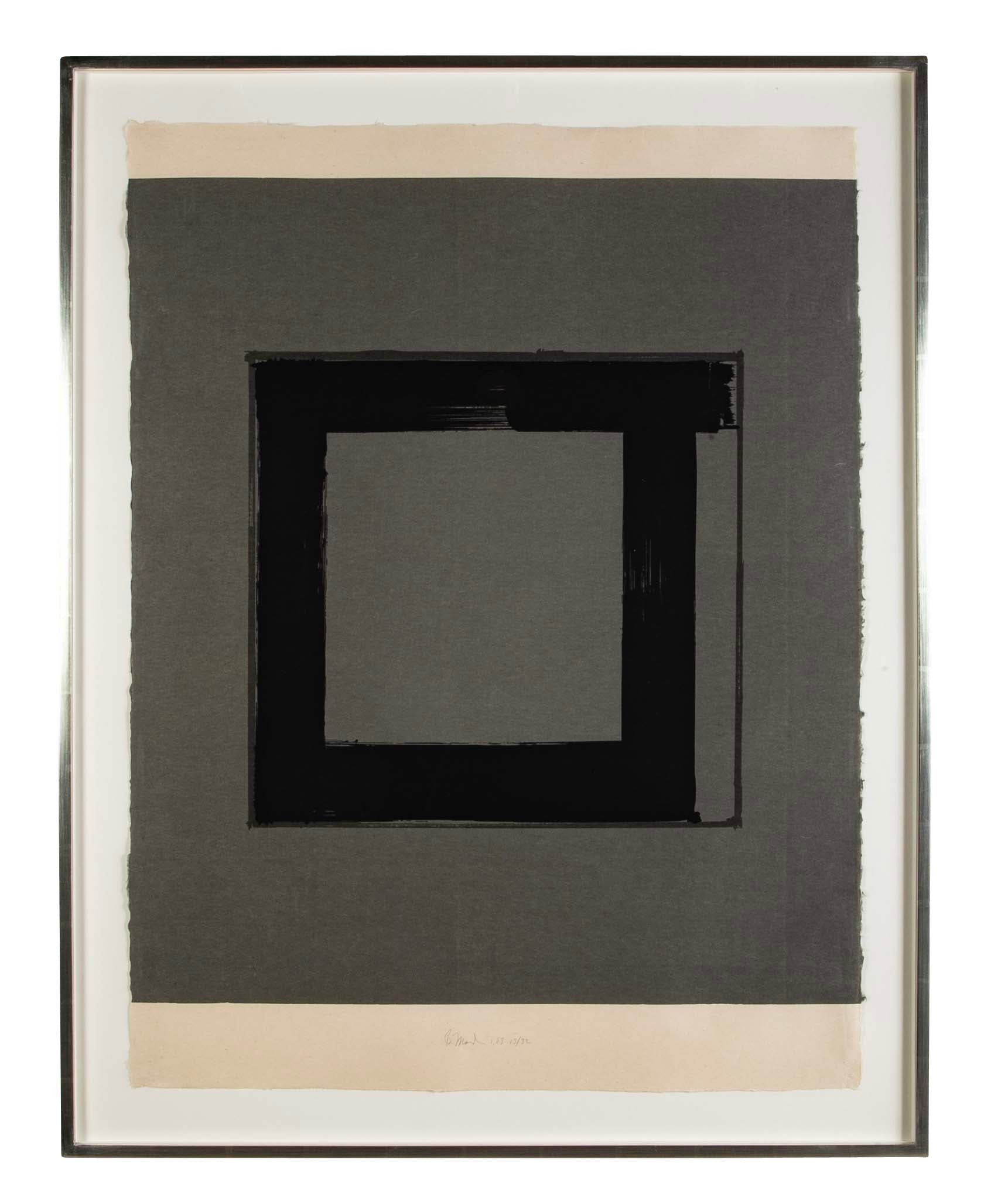 "Untitled III" Screenprint in Colors by American Artist Brice Marden