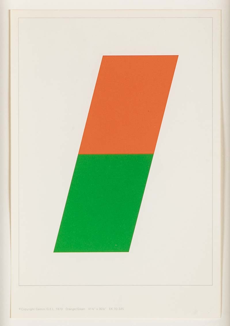 A Set of 10 Lithographs in Color by Ellsworth Kelly