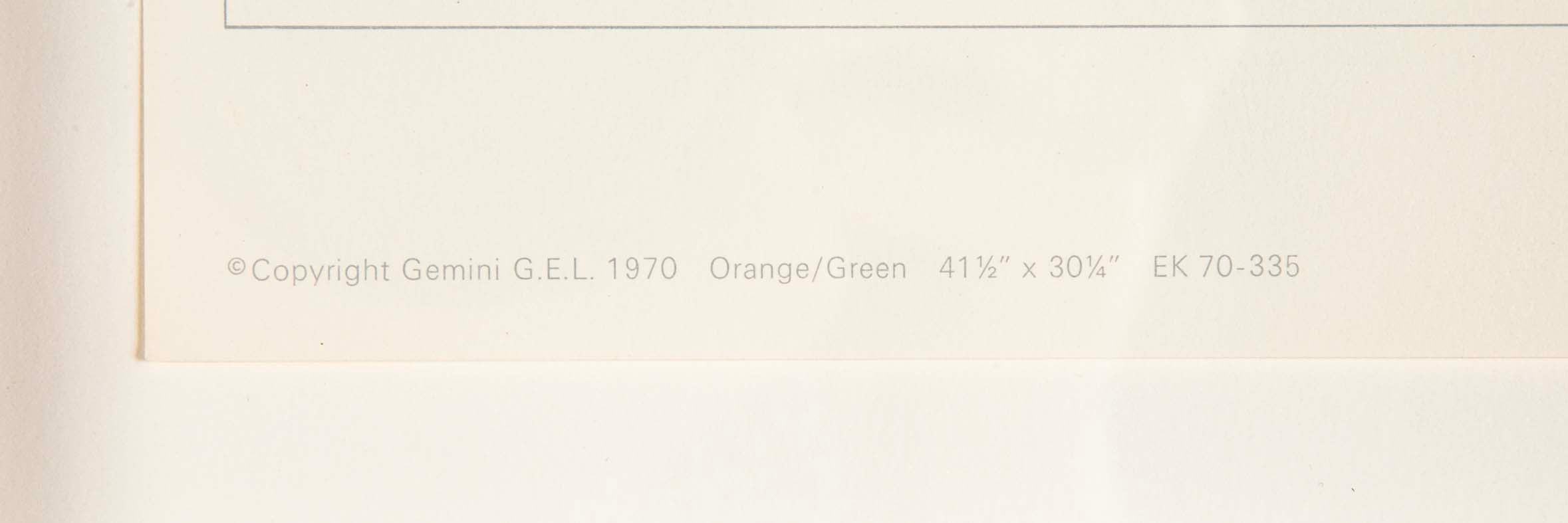 A Set of 10 Lithographs in Color by Ellsworth Kelly