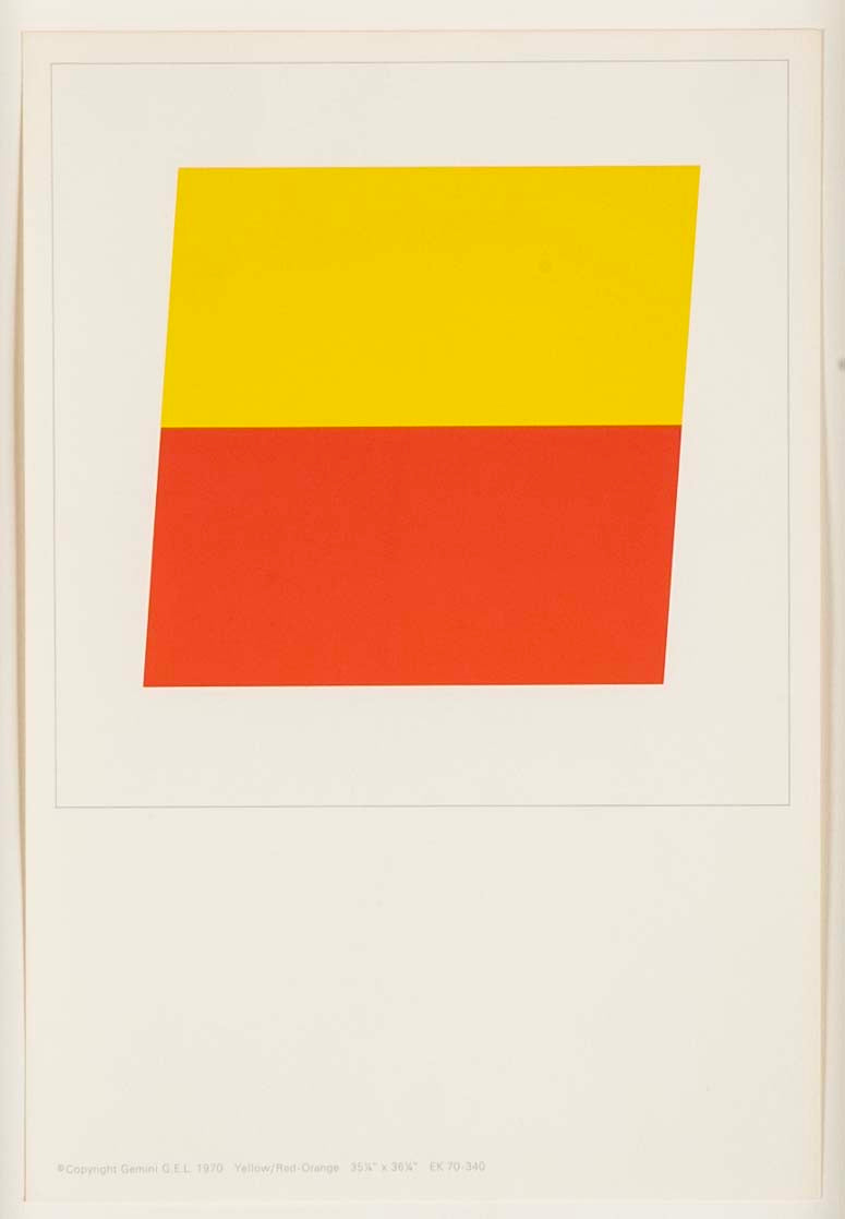 A Set of 10 Lithographs in Color by Ellsworth Kelly