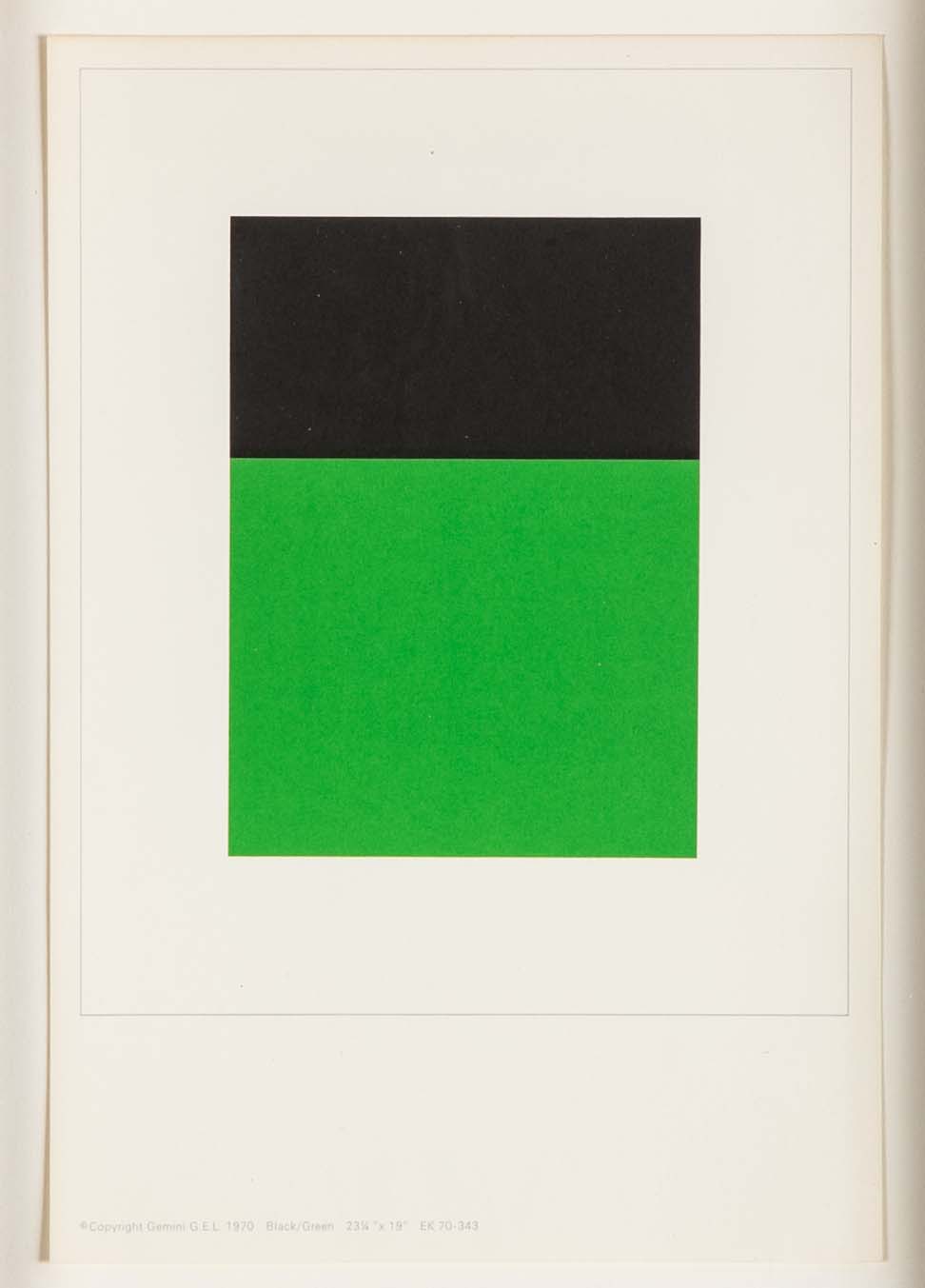 A Set of 10 Lithographs in Color by Ellsworth Kelly