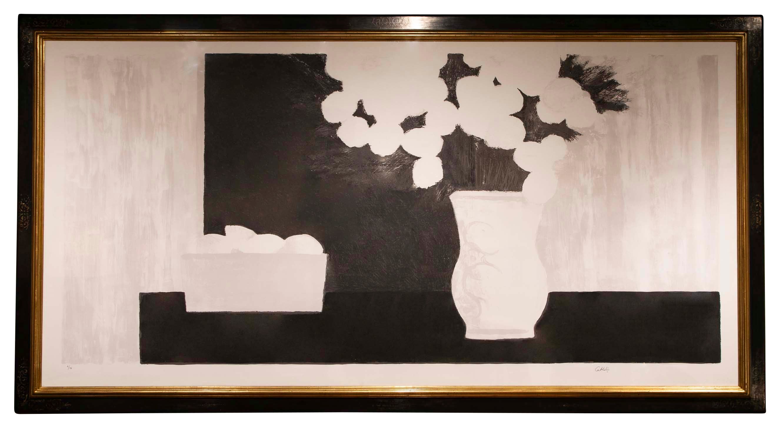 Still Life Lithograph by Bernard Cathelin (1919-2004)