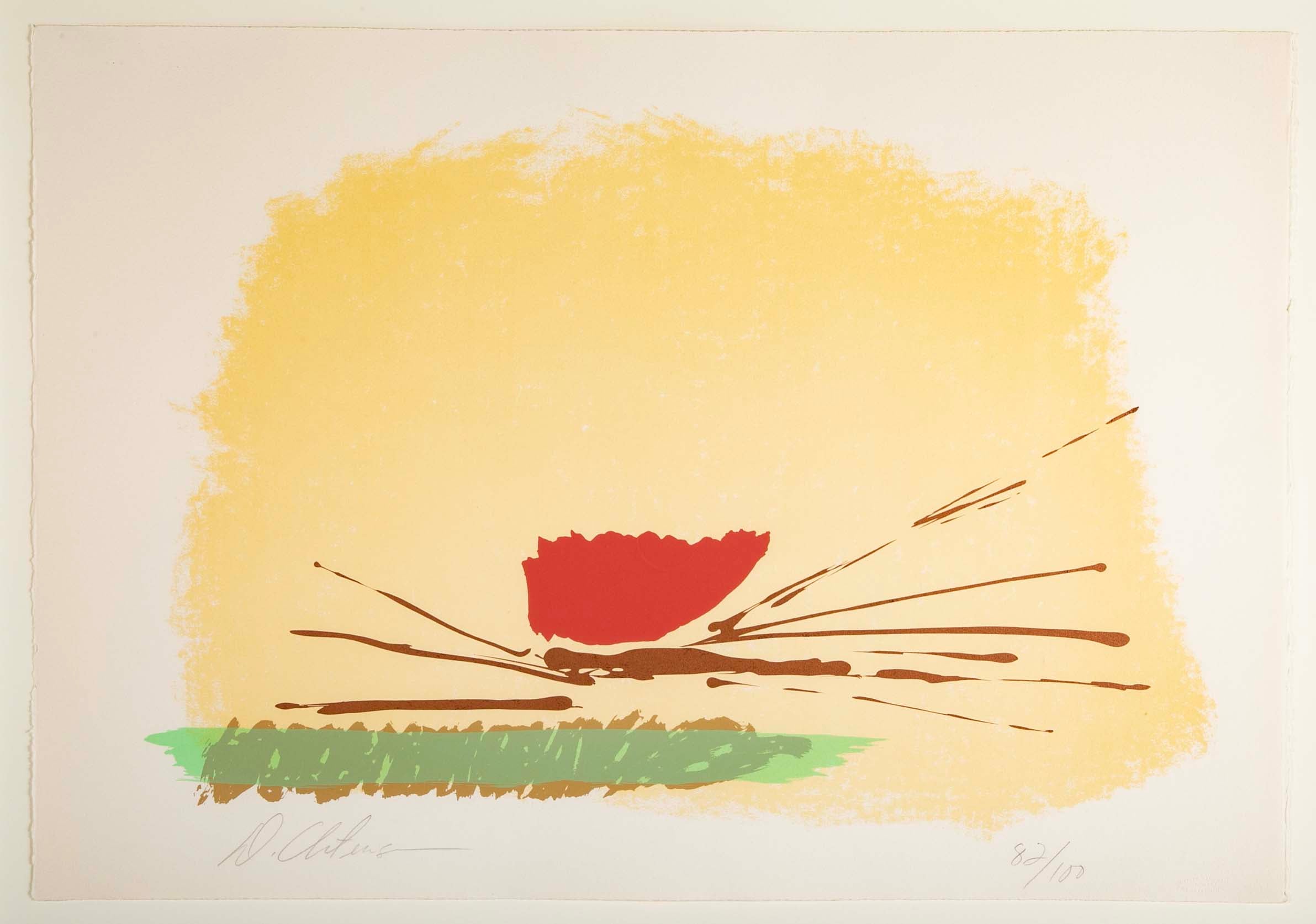 Dan Christensen Signed & Numbered Print by Fine Creations Inc