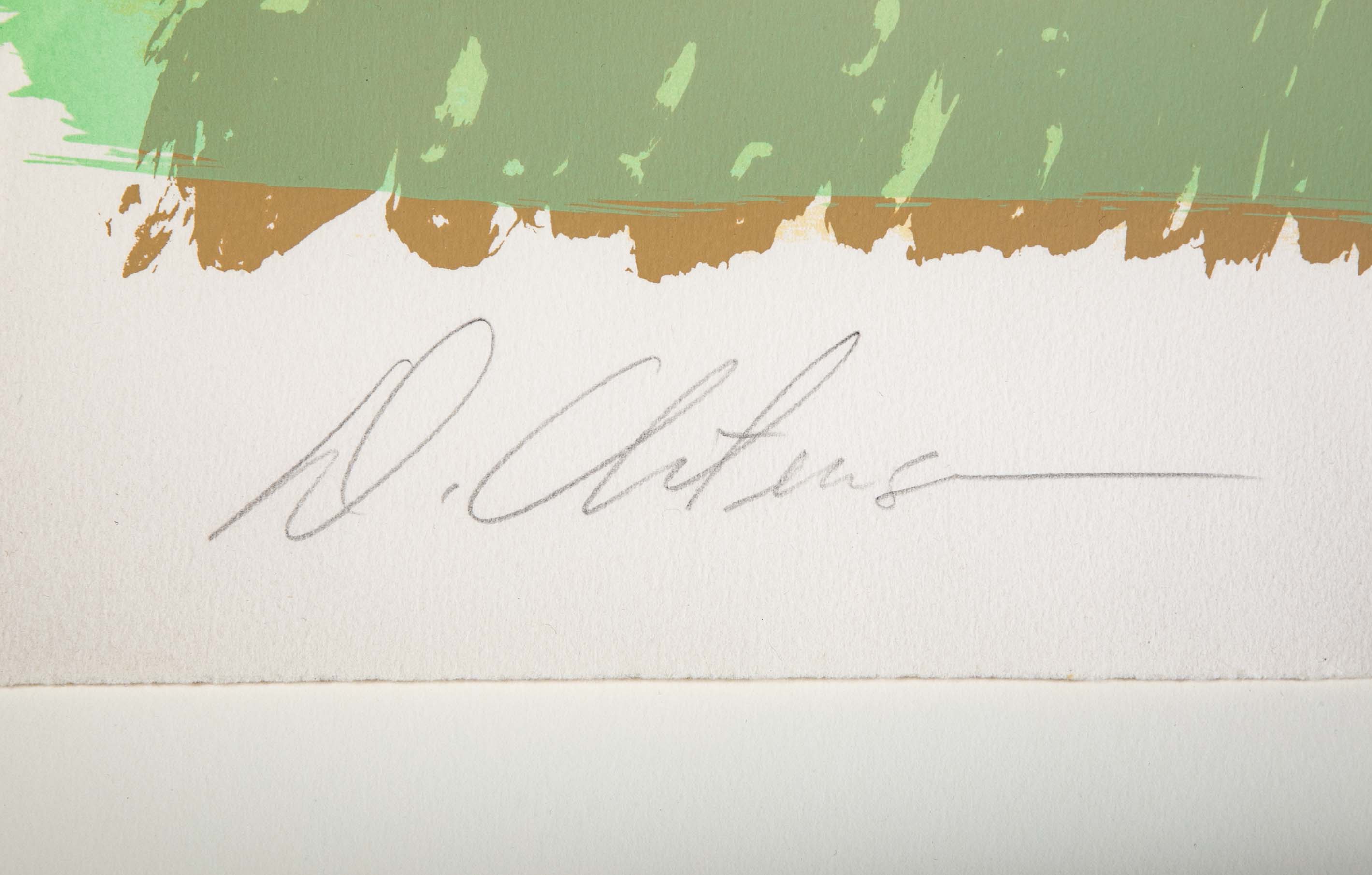 Dan Christensen Signed & Numbered Print by Fine Creations Inc