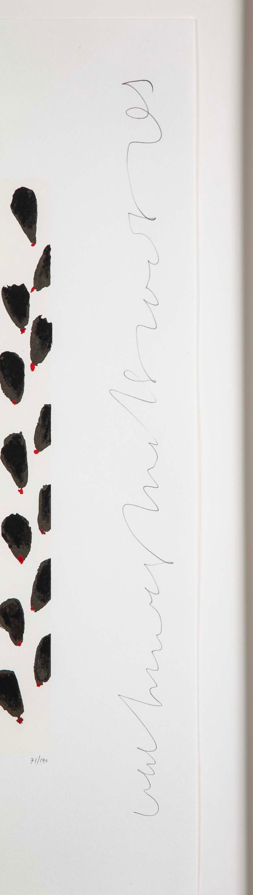 "Wallflowers" Serigraph of Flowers by Donald Sultan