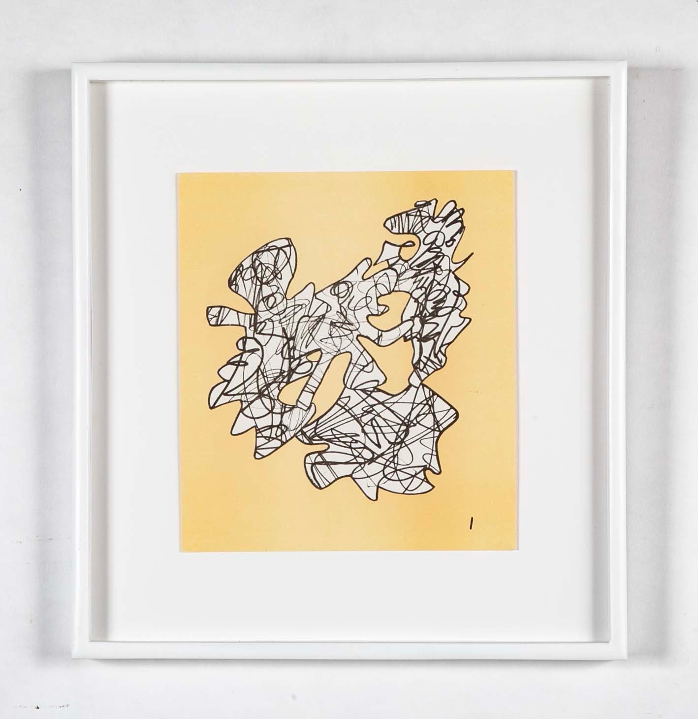 9 Lithographs by Jean Dubuffet from "Conjectures 1983" - Priced Individually