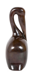 "Le Pelican" Patinated Bronze Sculpture by Ferdinand Parpan