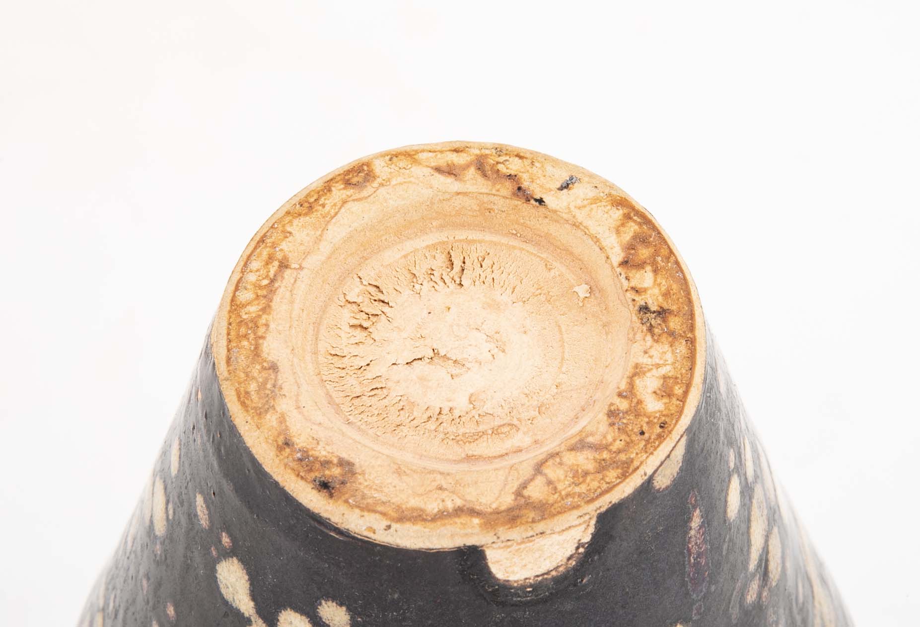 Jizhou Tortoiseshell Glazed Meiping Form Vase