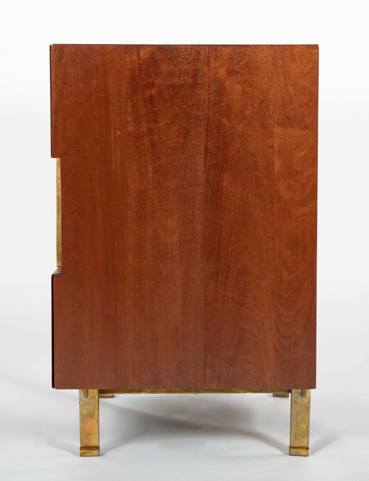 Pair of Lacquered Side Cabinets by Edmond Spence