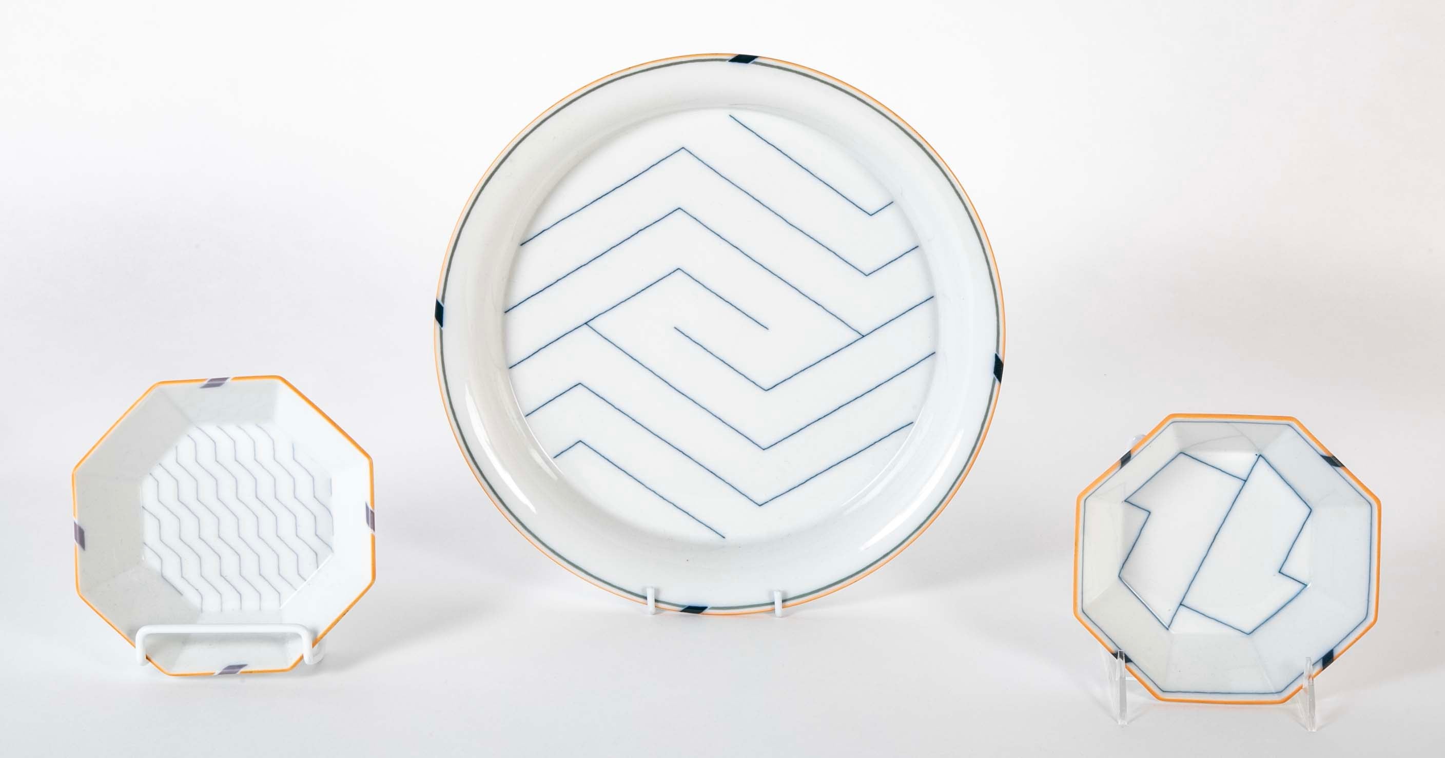 Bodil Manz "Facet" Porcelain Bowls