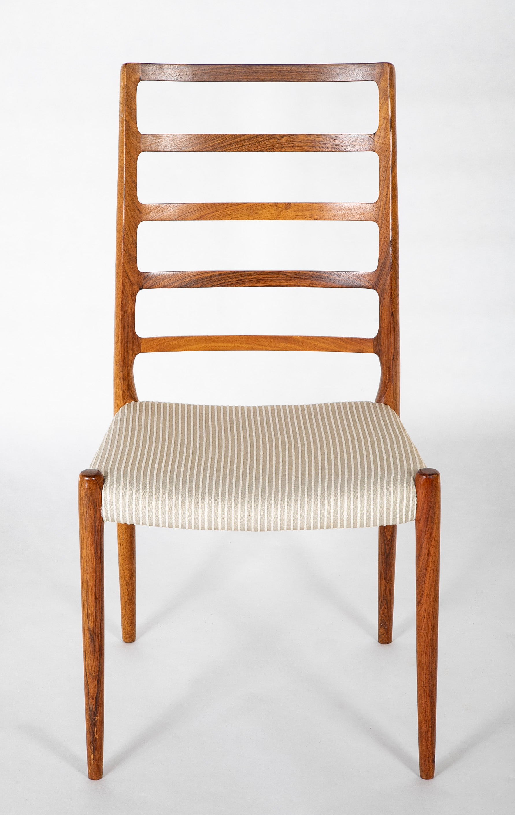 Niels Moller Rosewood Ladder Back Side Chair