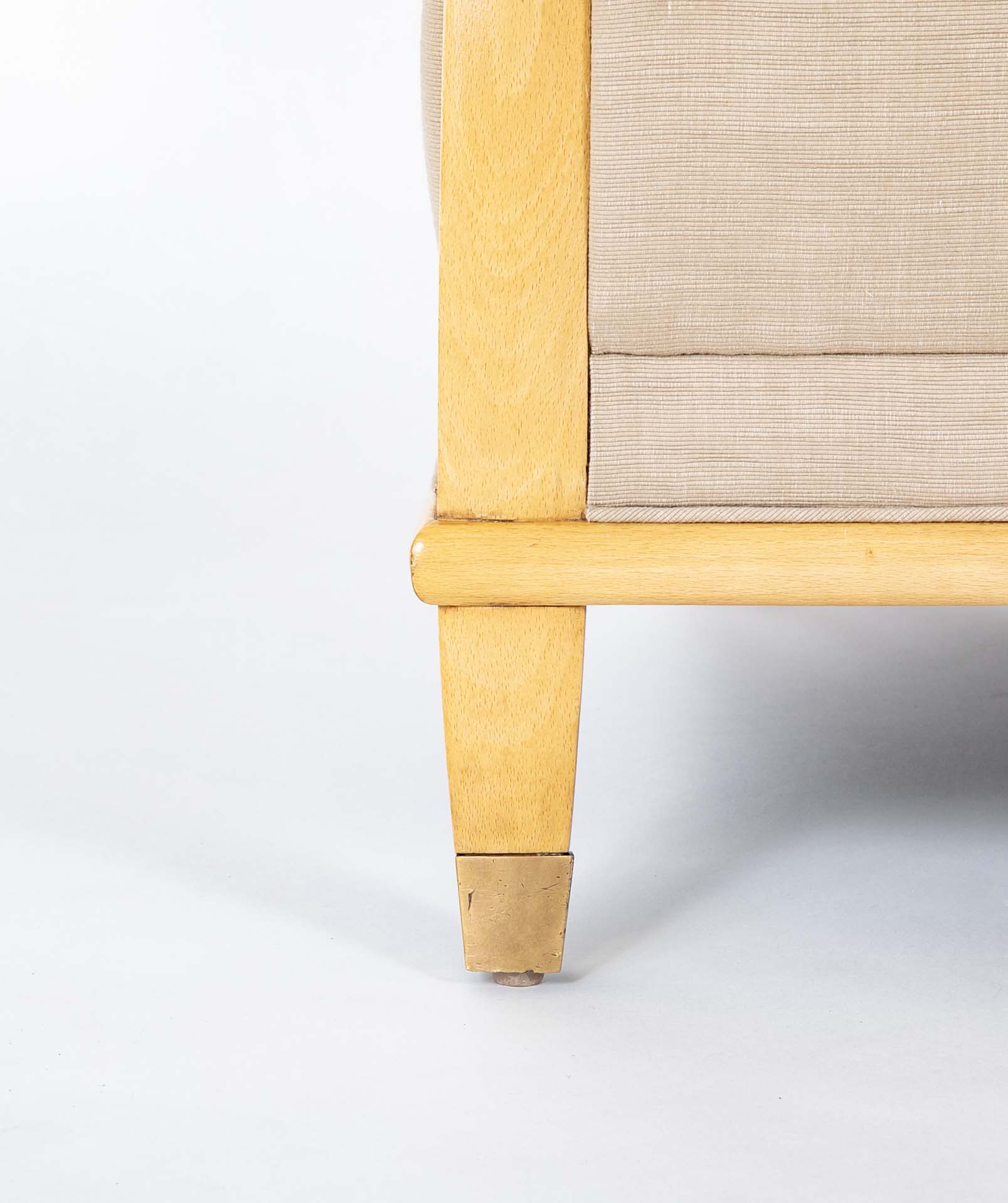 Pair of Jules Leleu Armchairs for the French Ocean Liner "Isle de France"
