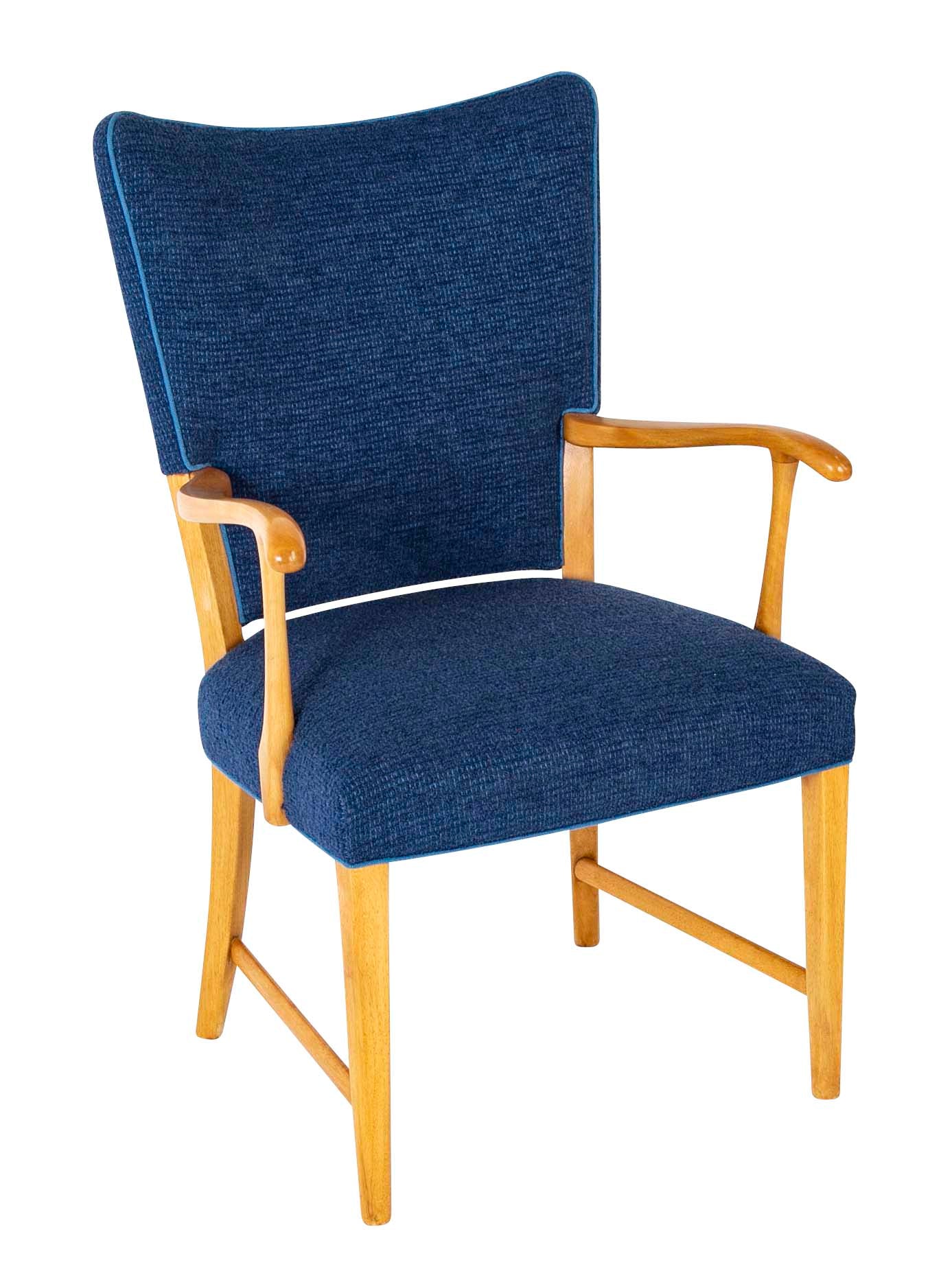 A Pair of Frits Henningsen Oak Armchairs