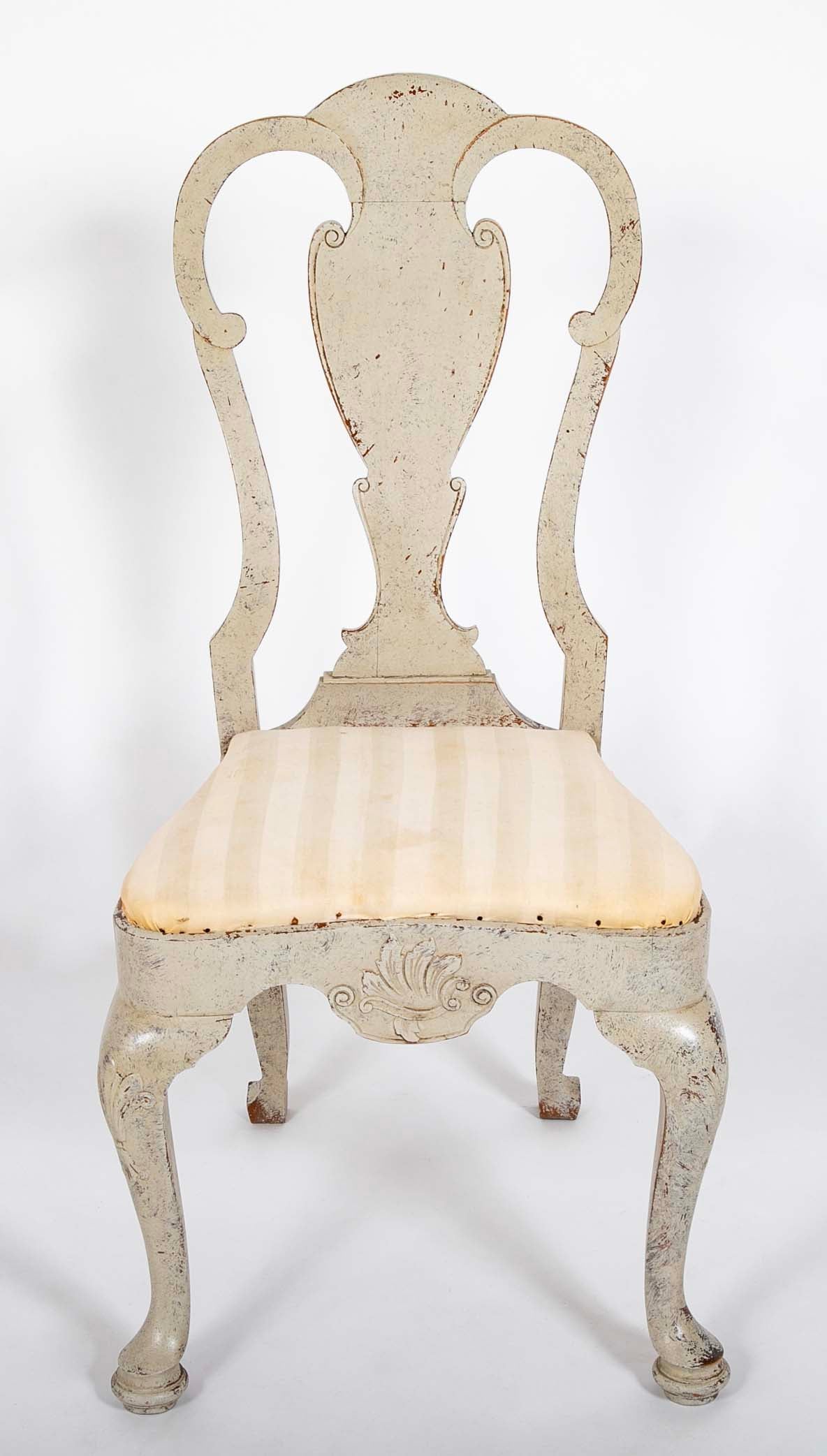 Set of Eight Rococo Style Chairs