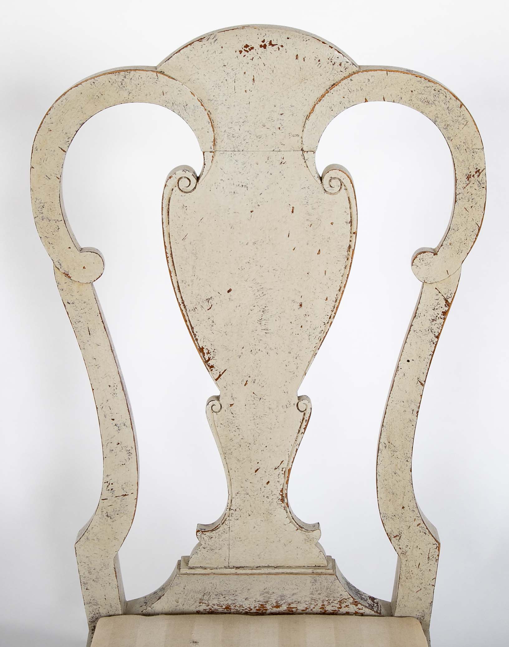 Set of Eight Rococo Style Chairs