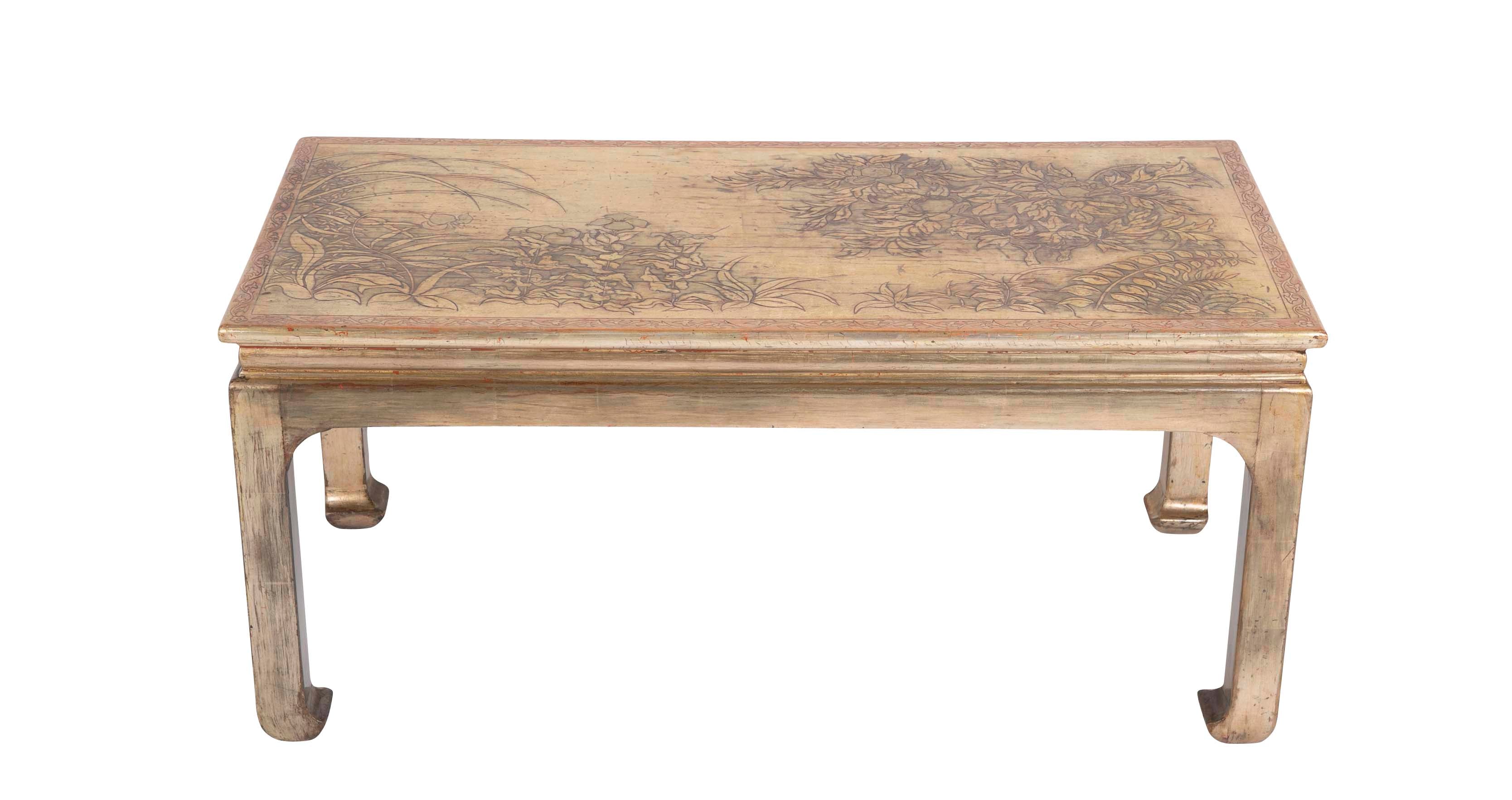 Max Kuehne Low Asian Design Coffee Table