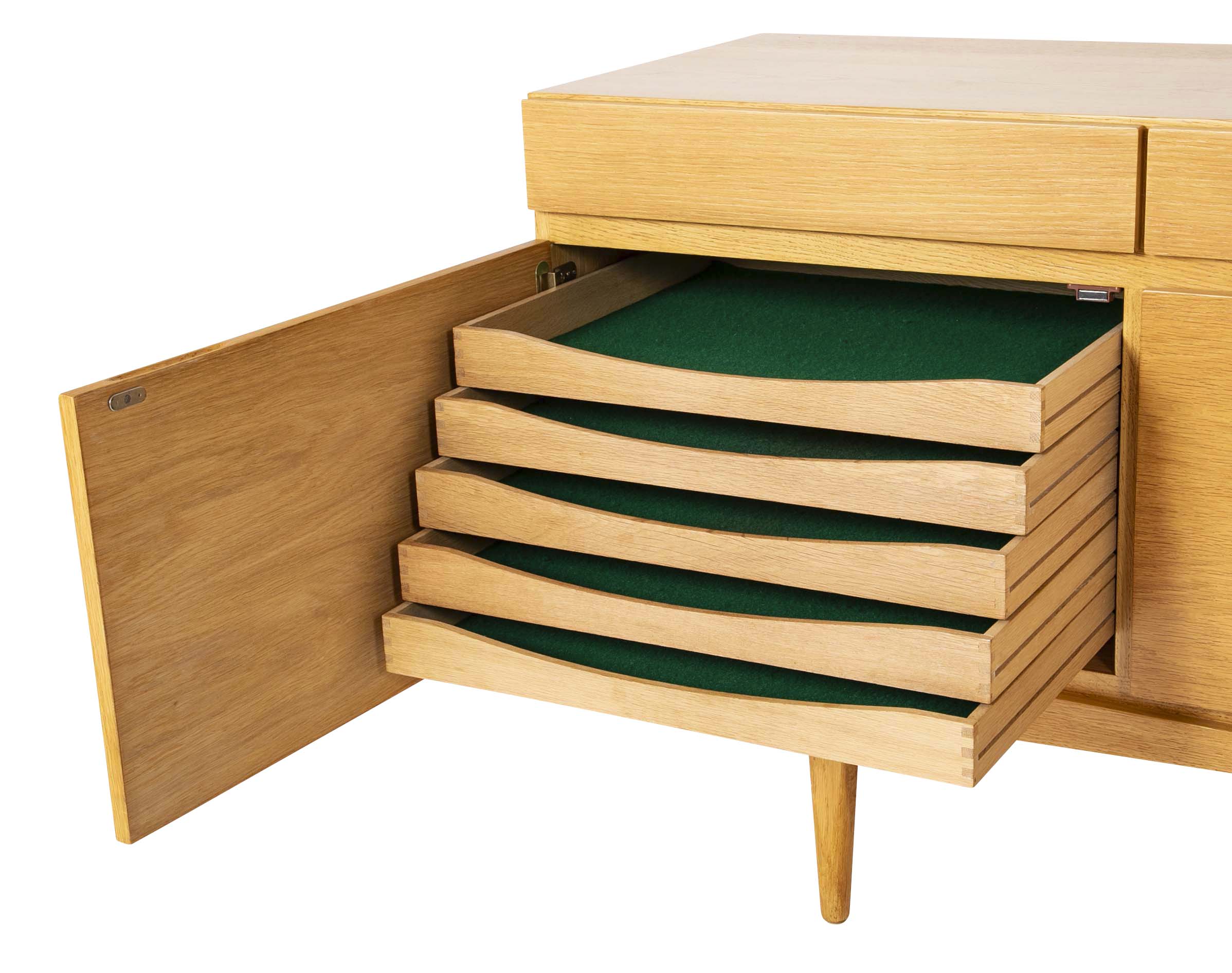 Ib Koford-Larsen Oak Sideboard Model FA66 for Faarup Mobelfabrik