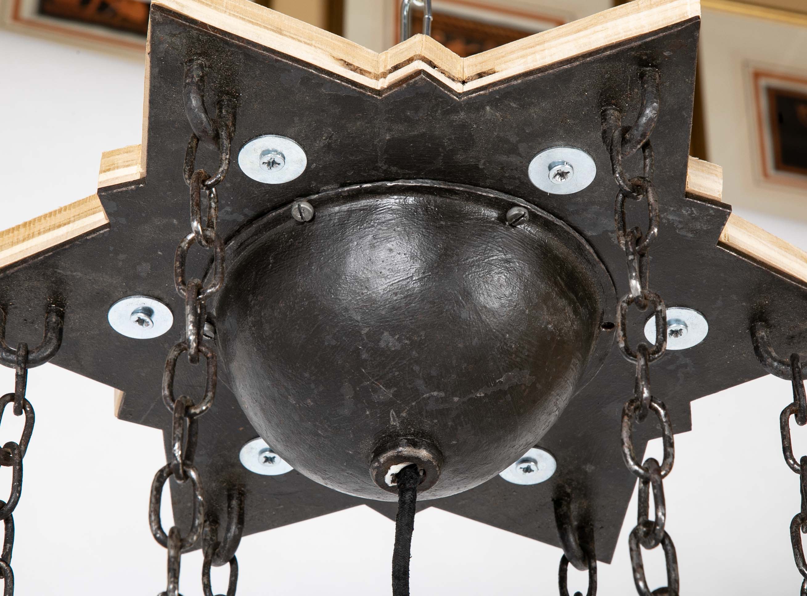 An Iron Lantern Attributed to Bruno Paul