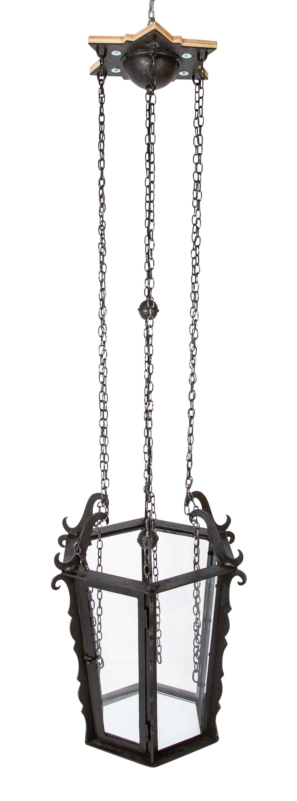 An Iron Lantern Attributed to Bruno Paul