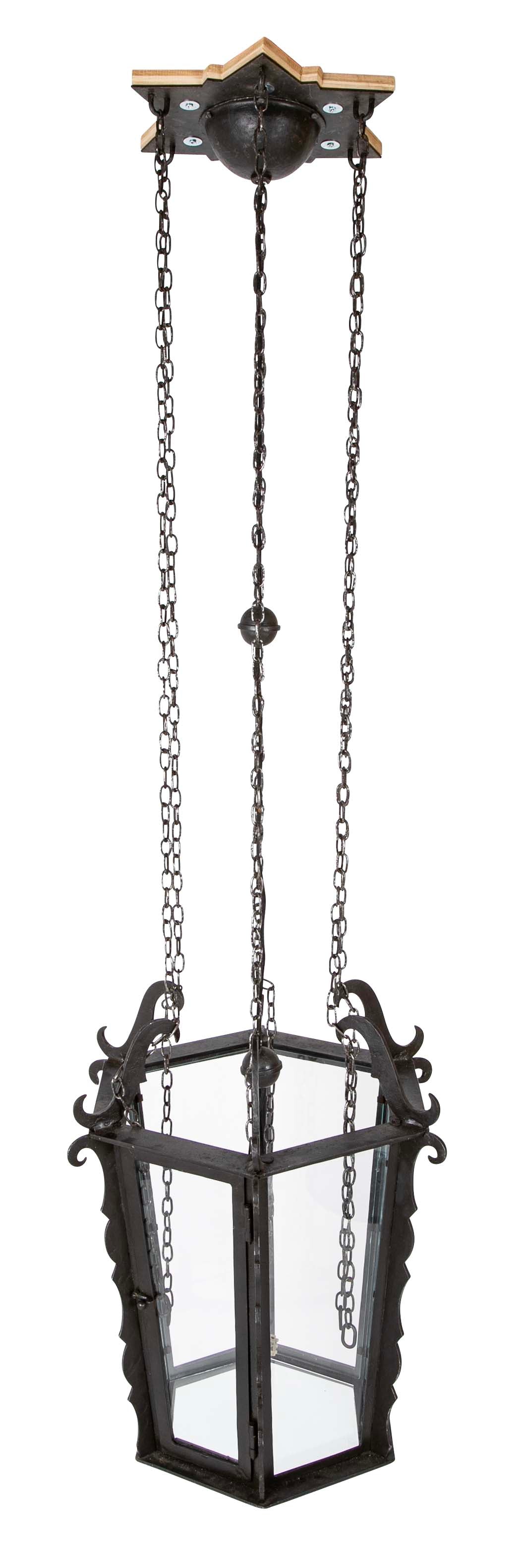 An Iron Lantern Attributed to Bruno Paul