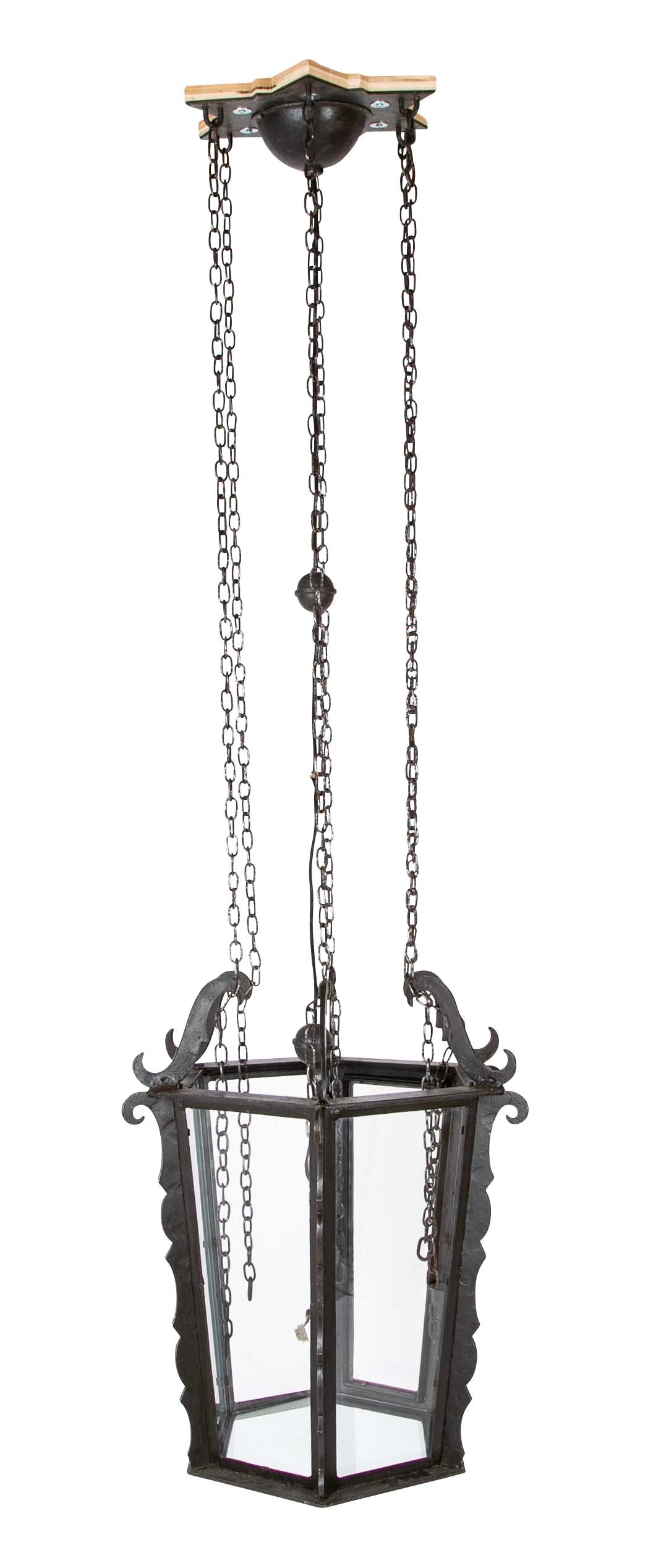 An Iron Lantern Attributed to Bruno Paul
