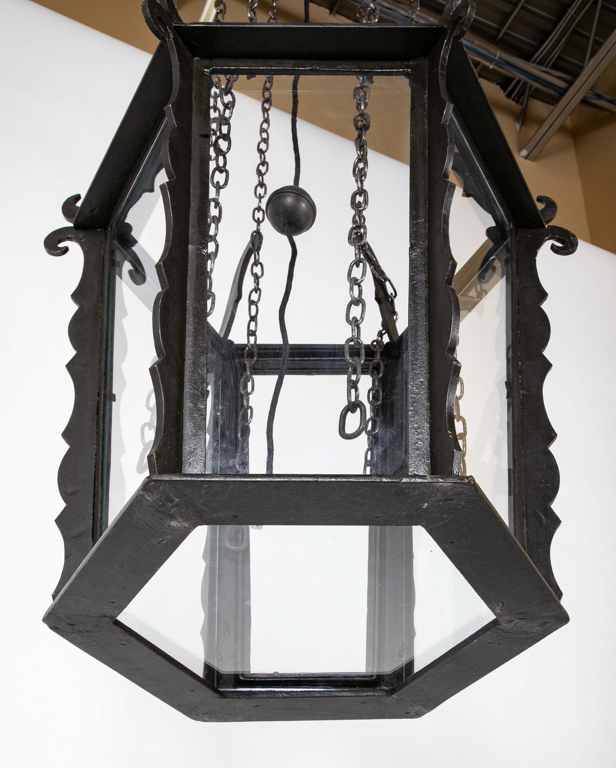 An Iron Lantern Attributed to Bruno Paul