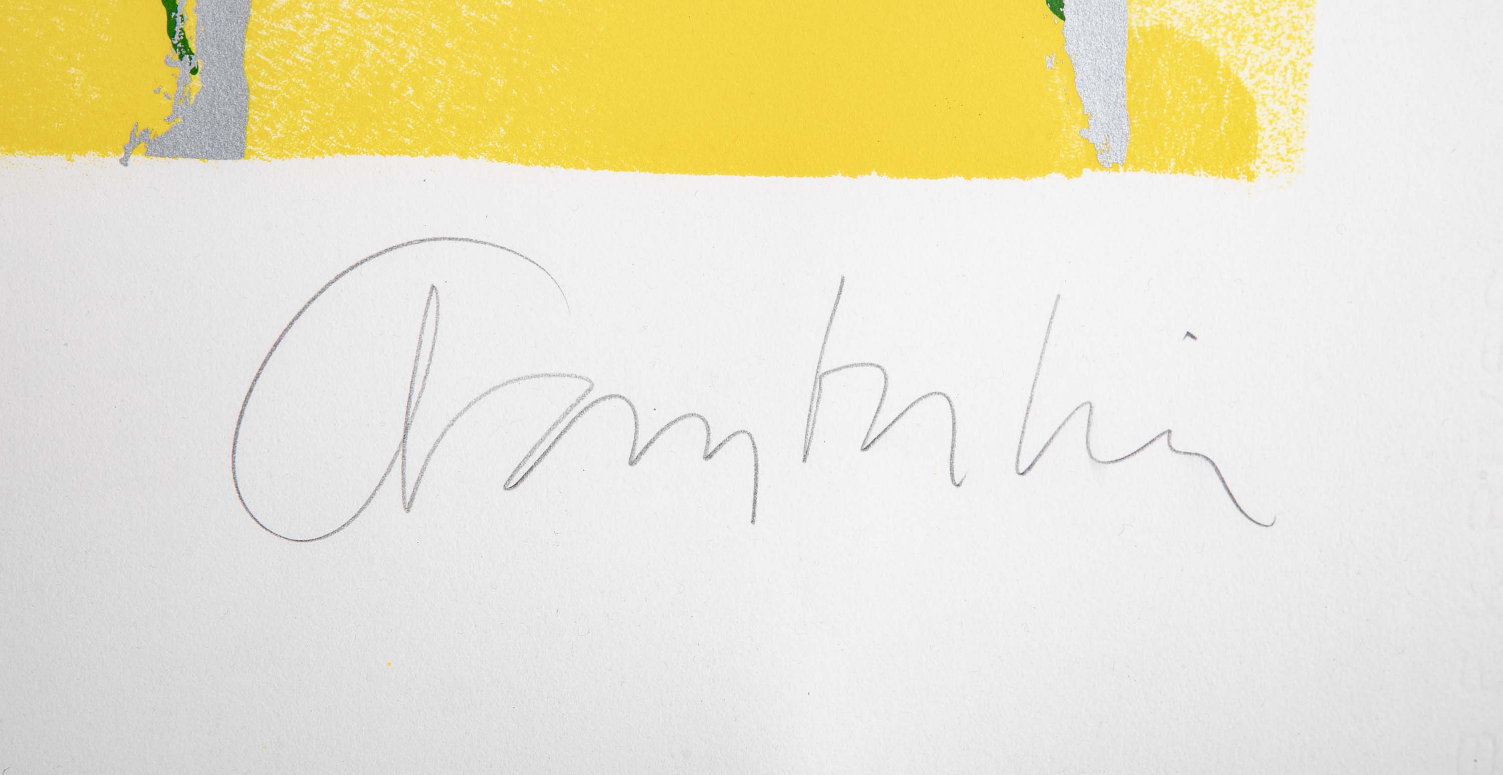 "Flashback # 1" Screenprint in Colors by John Chamberlain