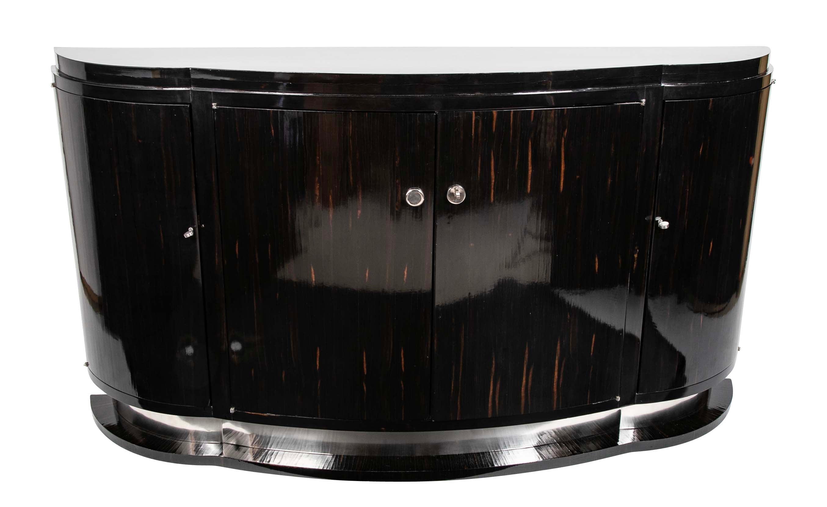 Ebonized Macassar Credenza Attributed to Andre Arbus