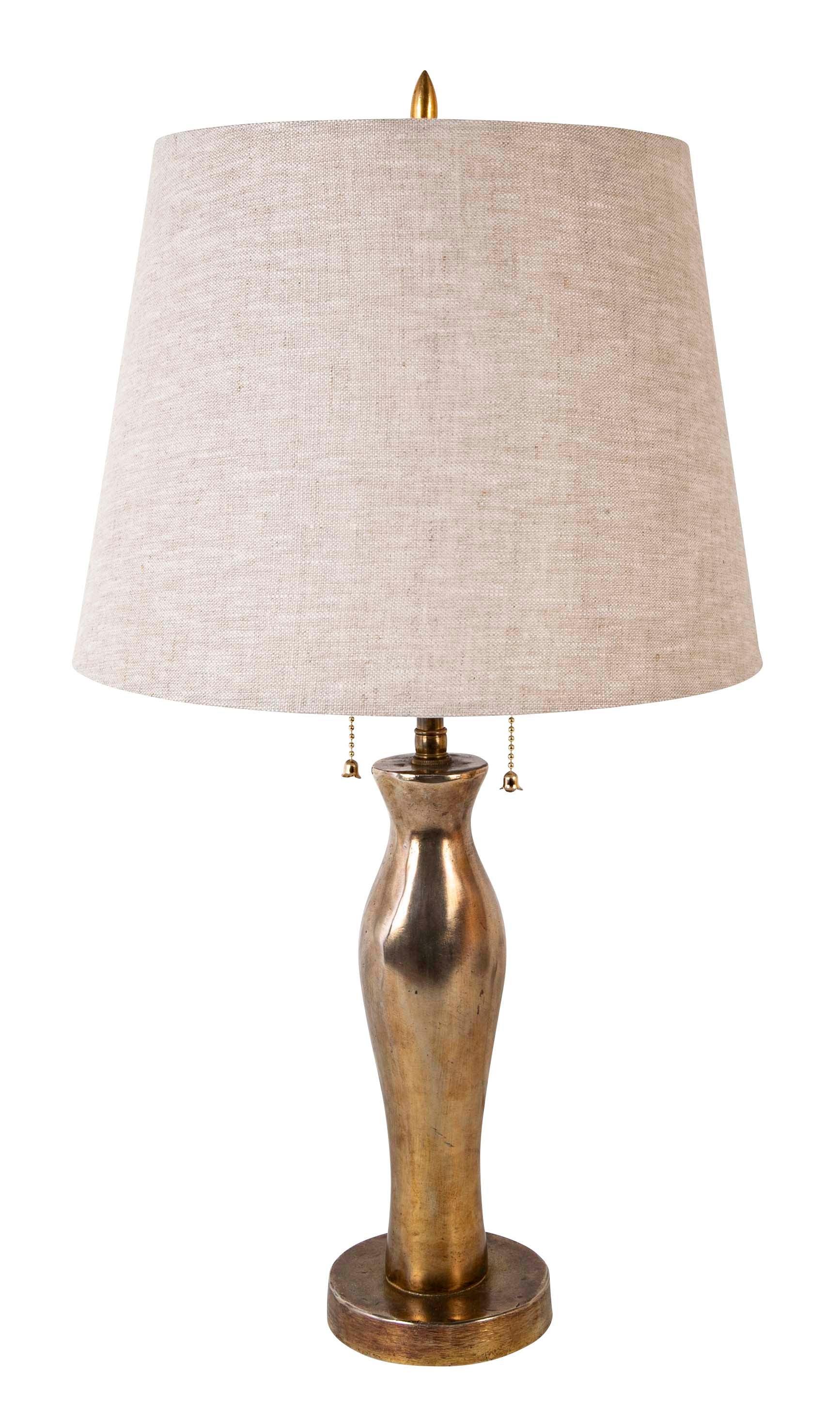 Italian Brass and Bronze Lamp after Albert Giacometti