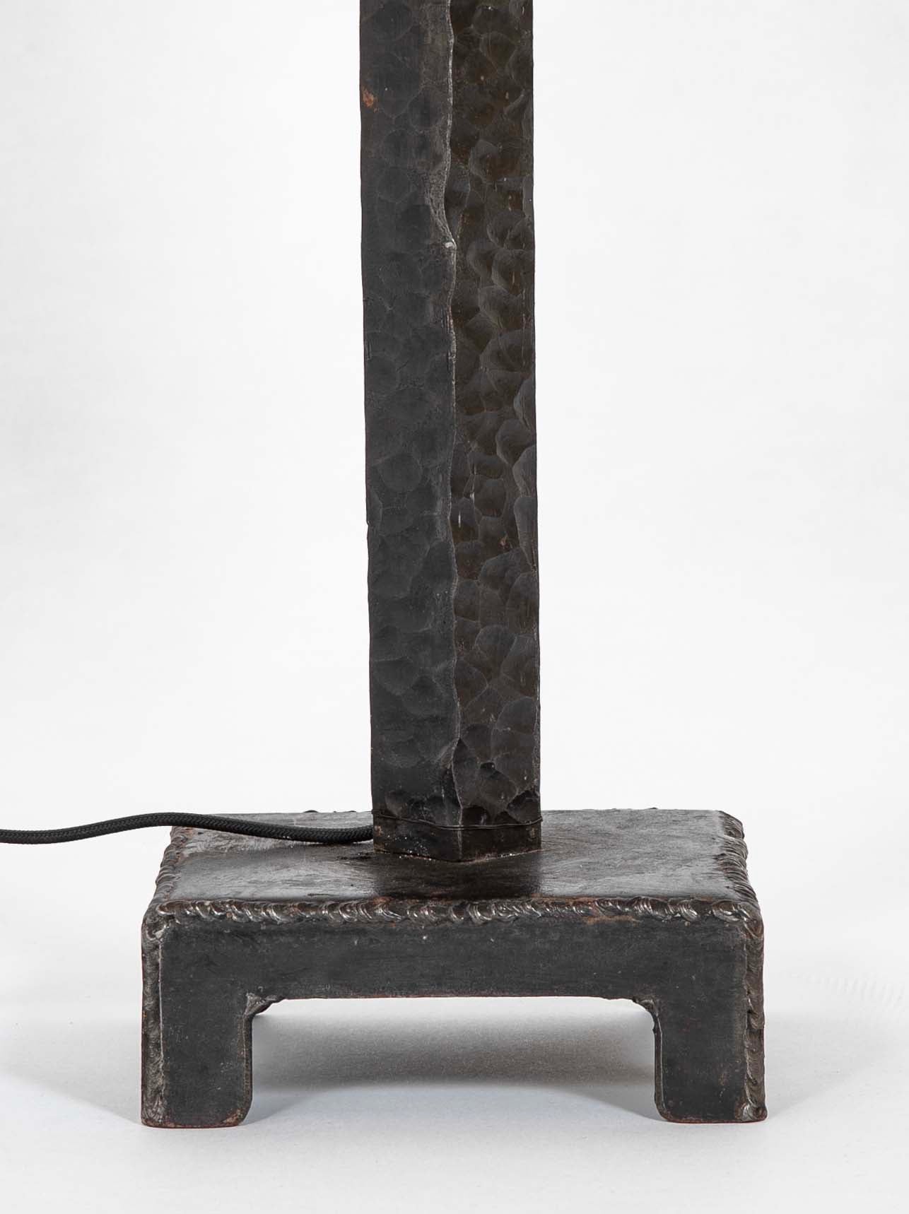 Pair of Brutalist Candlesticks as Lamps